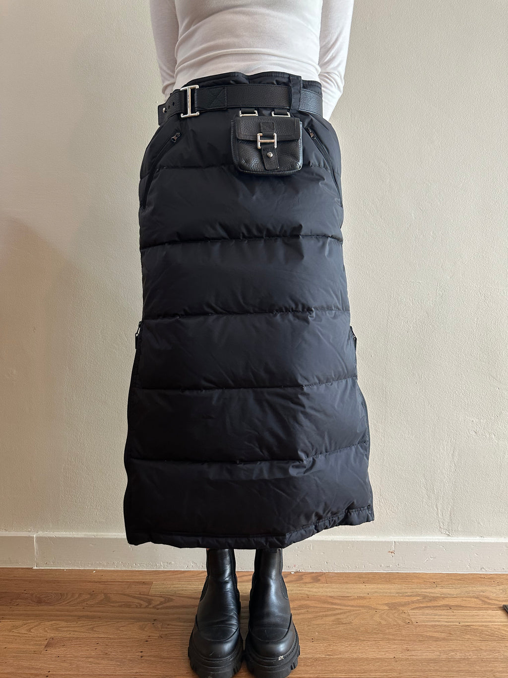 [modern] Puffer Down Skirt