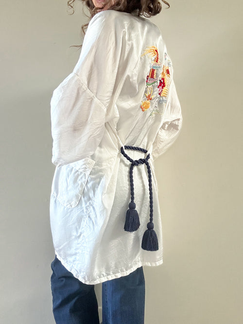 Embroidered Vintage Kimono