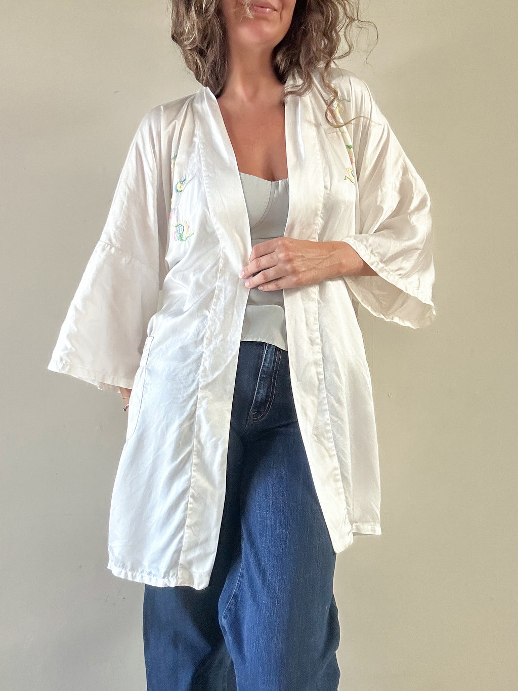 Embroidered Vintage Kimono