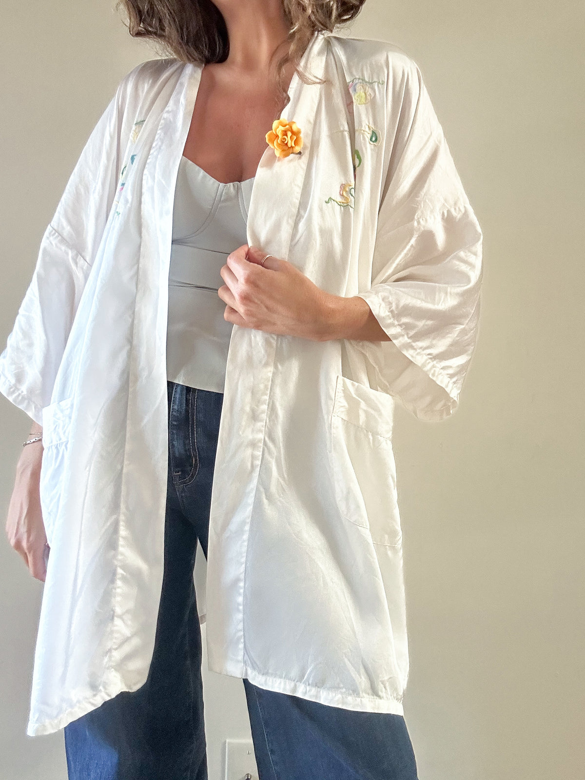 Embroidered Vintage Kimono