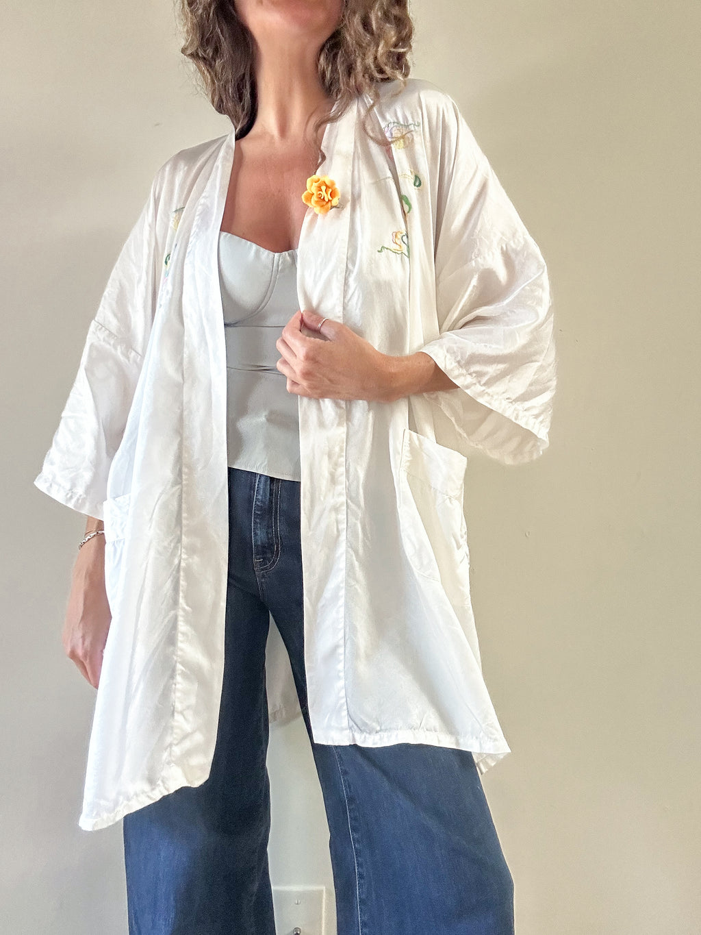Embroidered Vintage Kimono