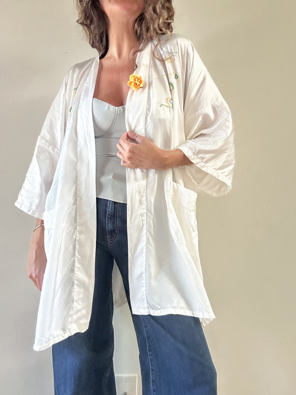 Embroidered Vintage Kimono