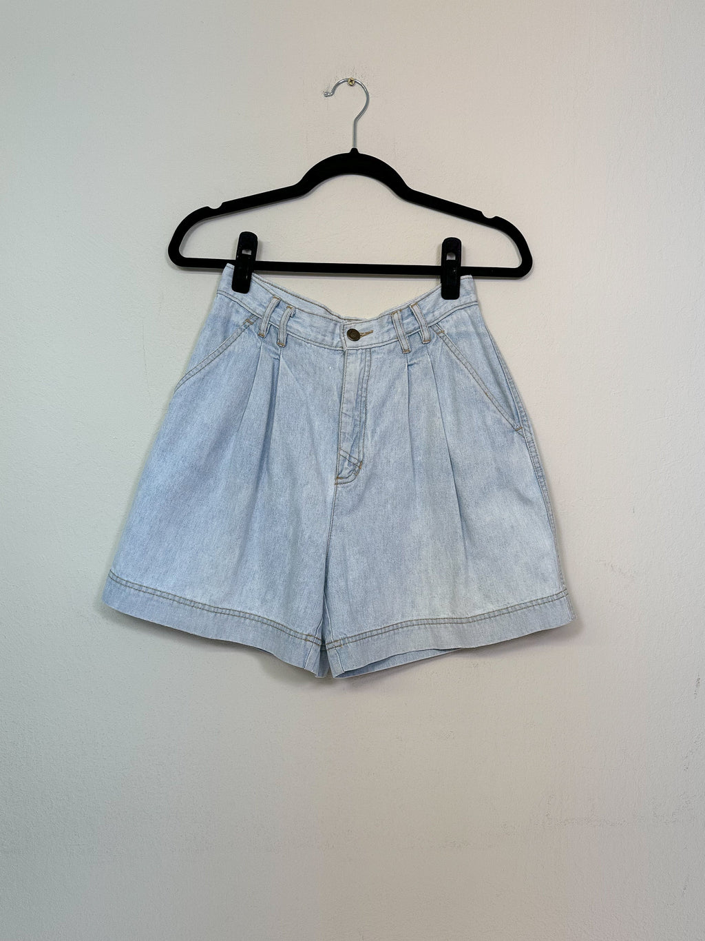 Lizwear Light Wash Denim Trouser Long Shorts