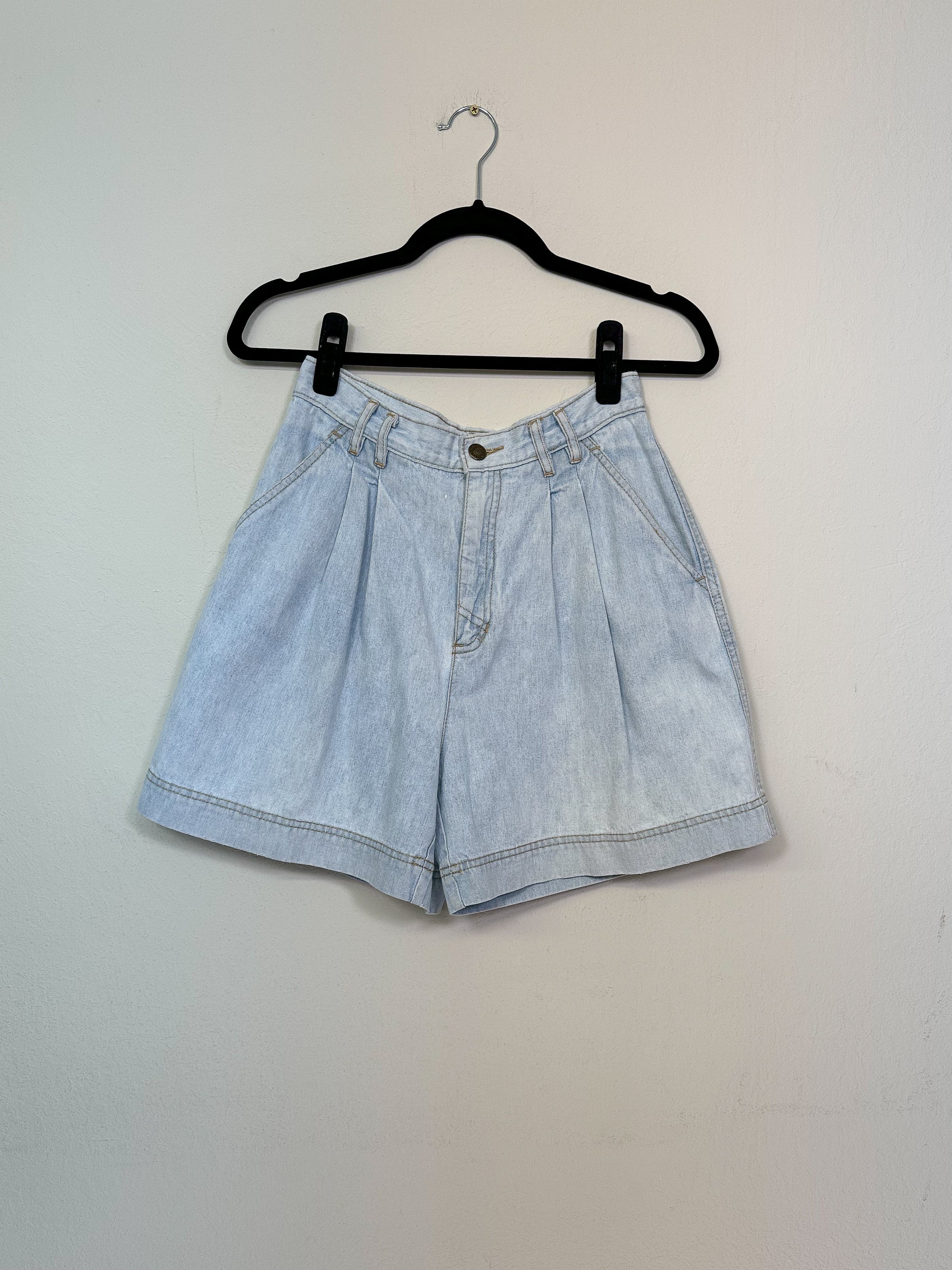 Lizwear Light Wash Denim Trouser Long Shorts