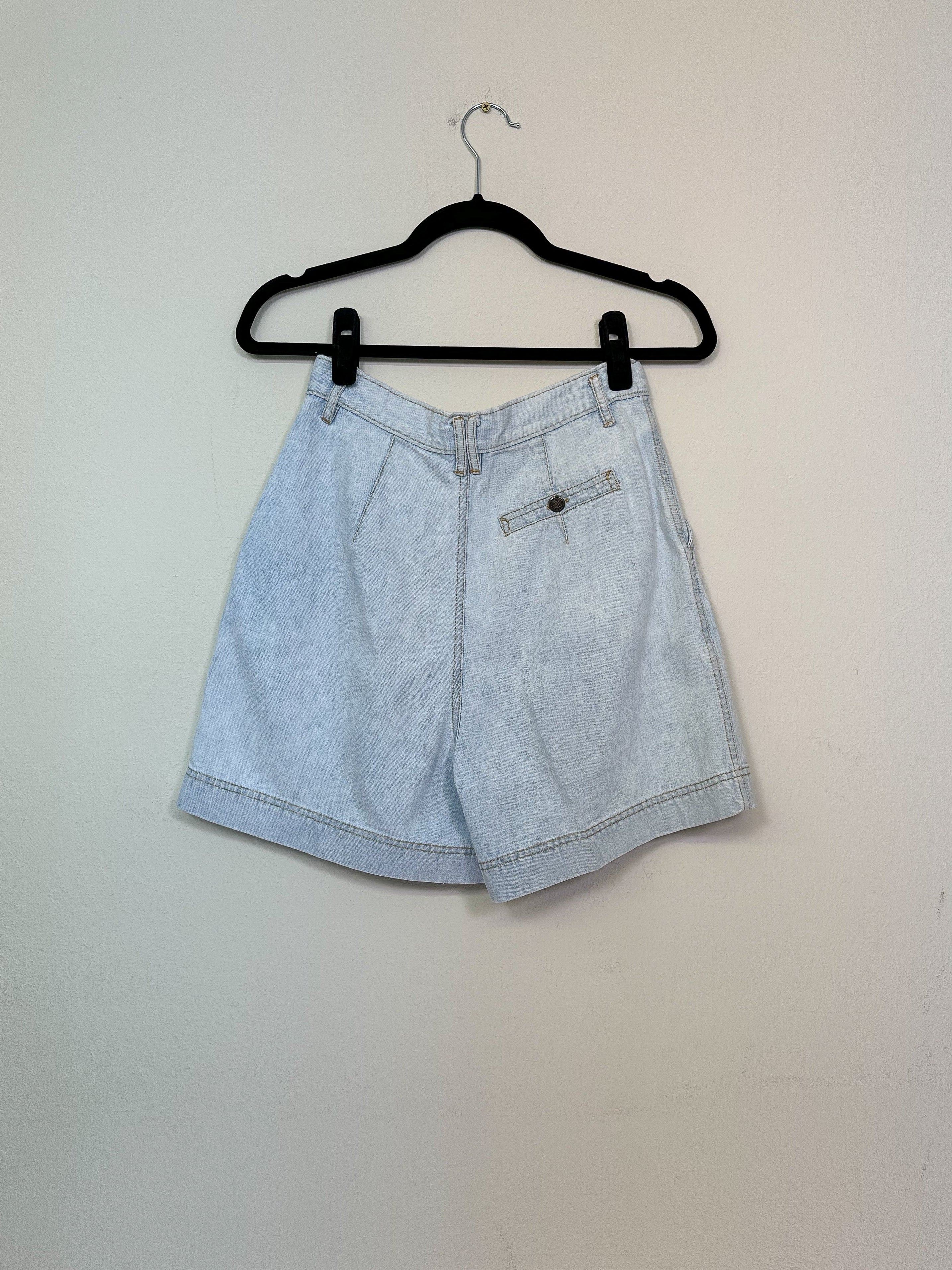 Lizwear Light Wash Denim Trouser Long Shorts