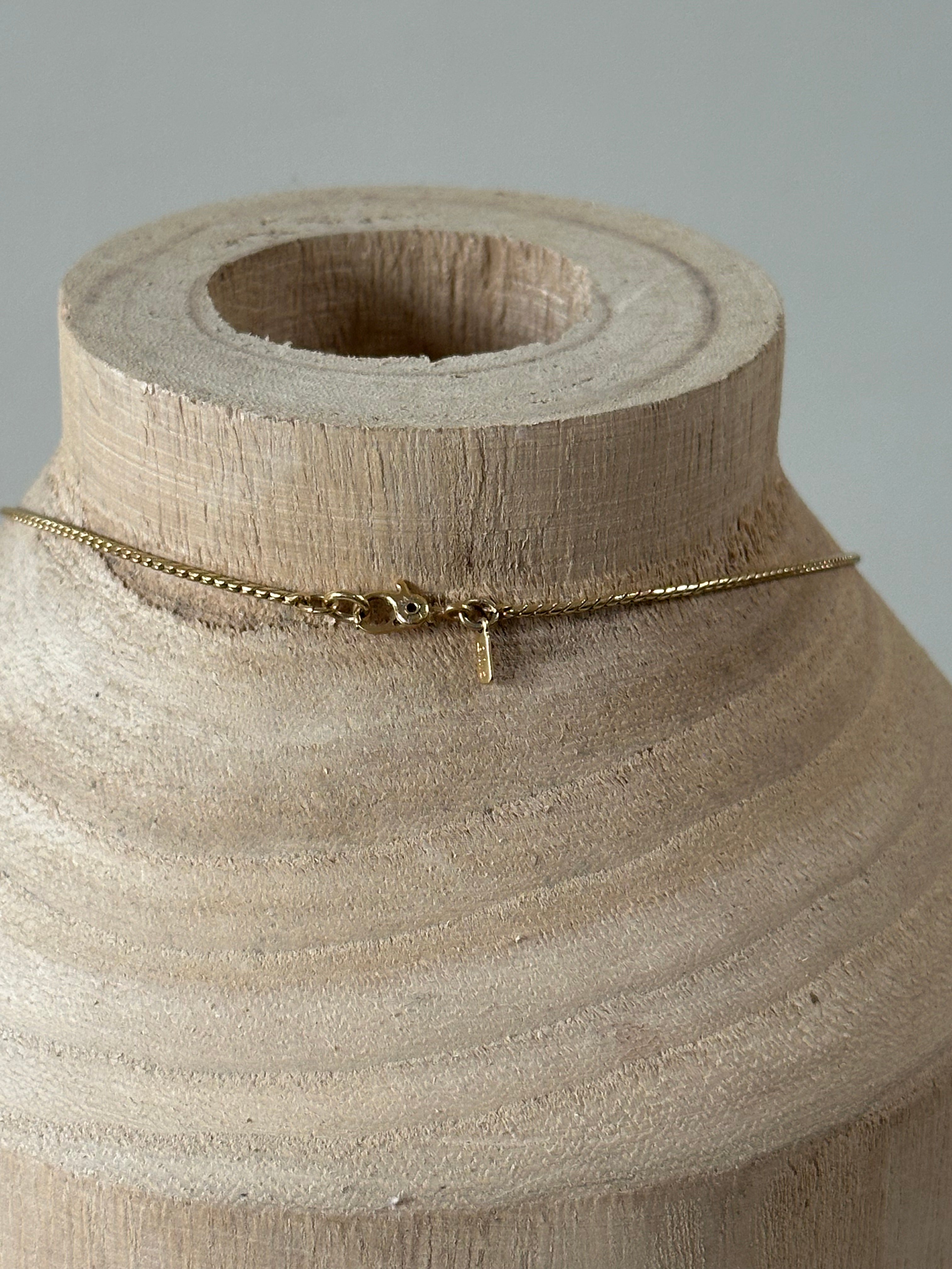 Monet Red & Ivory Enamel Pendant Necklace