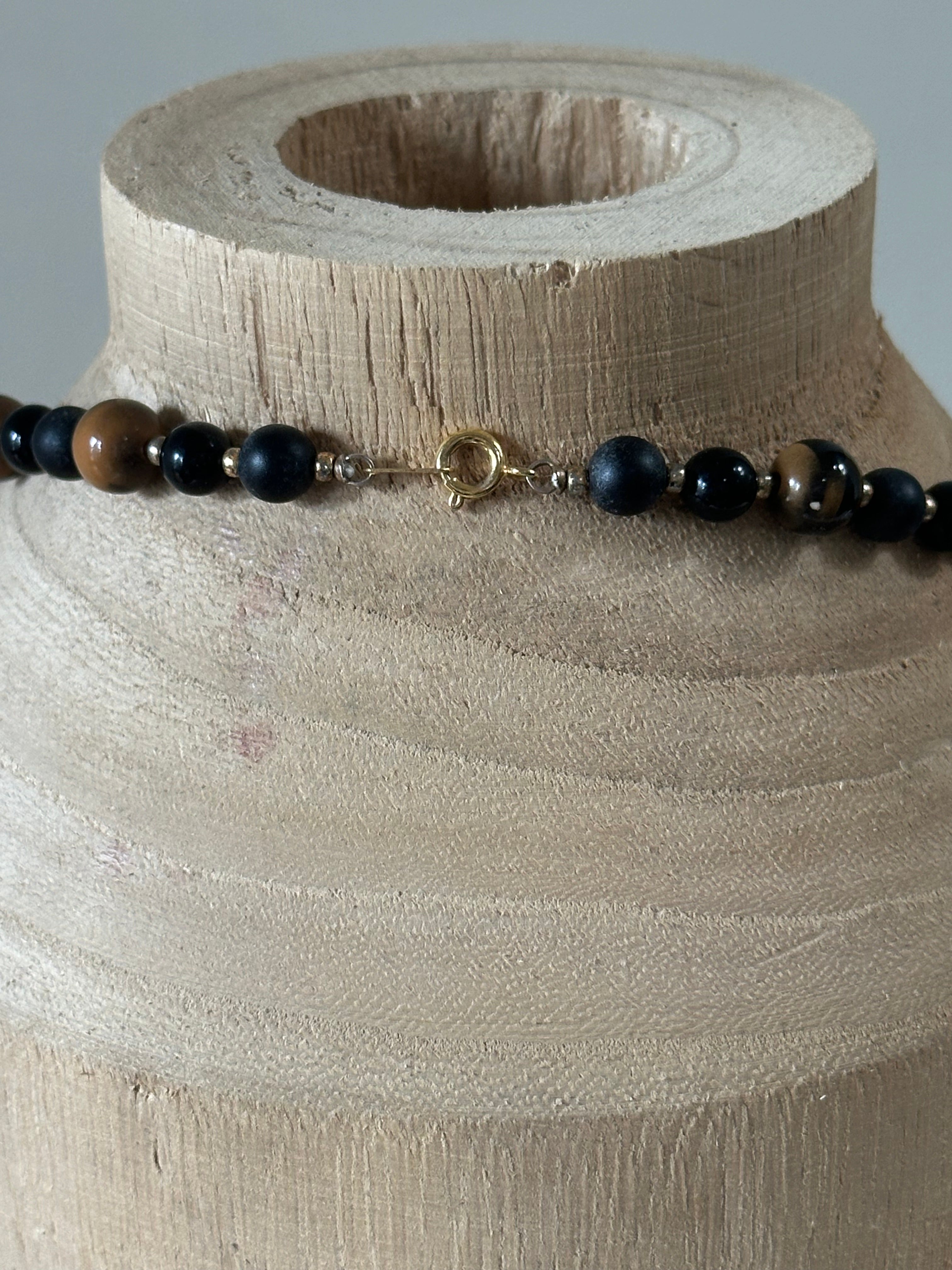 Wood & Bead Necklace