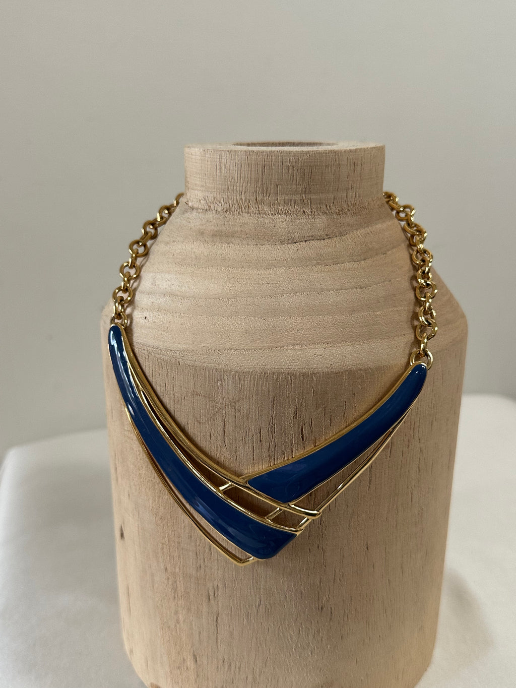 Monet Enamel Statement Necklace