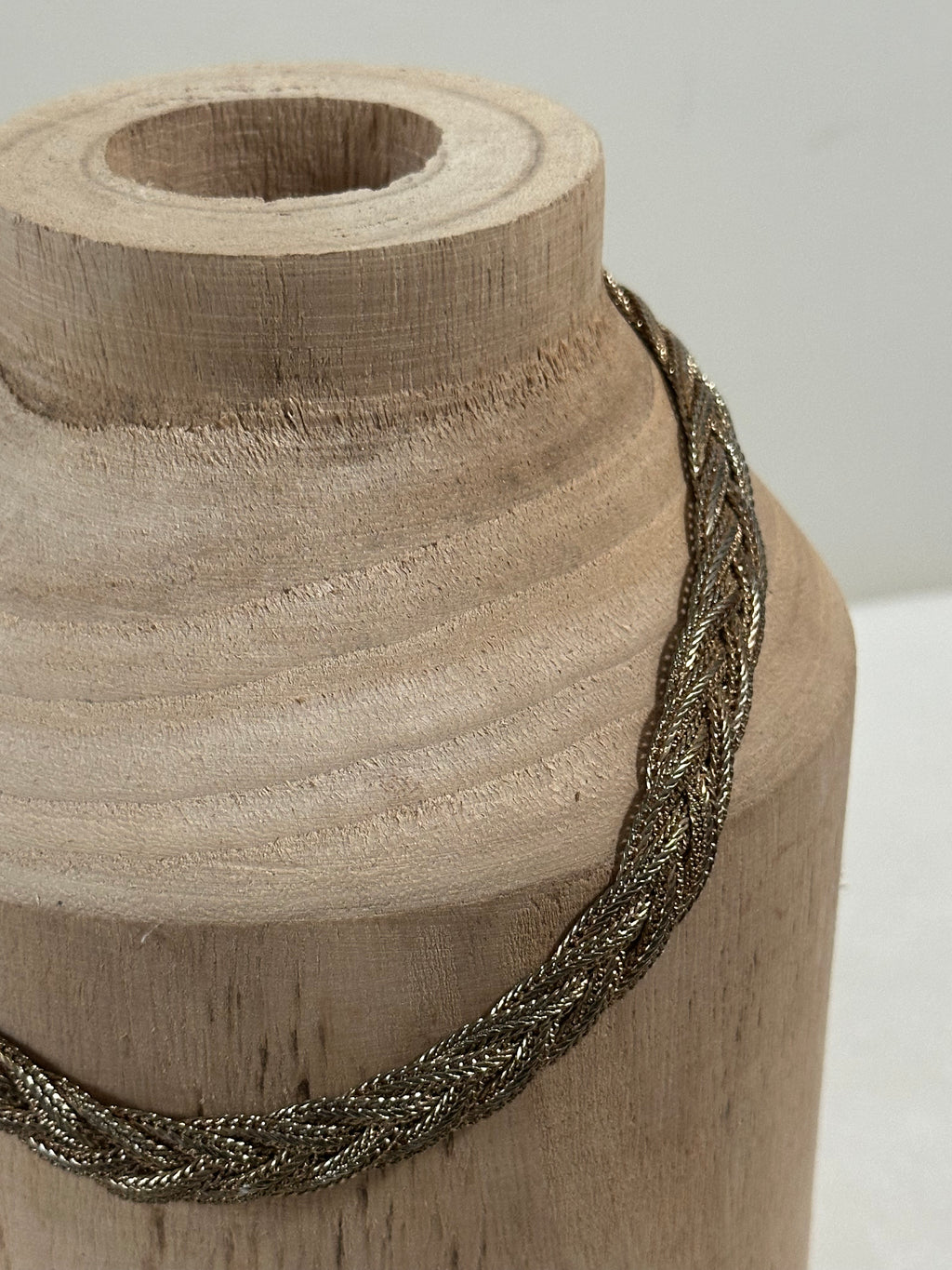 Vintage Woven Chain Necklace