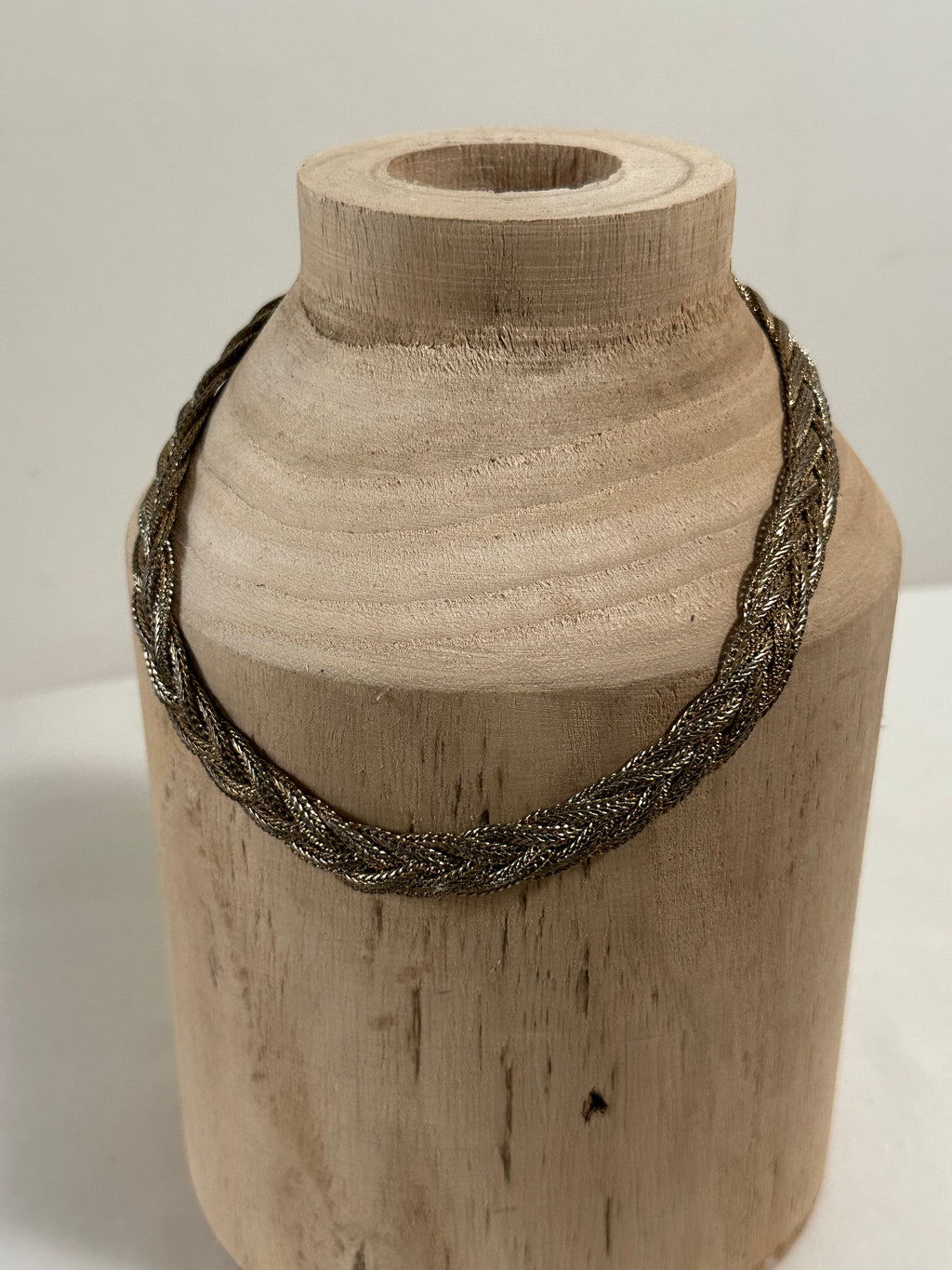 Vintage Woven Chain Necklace