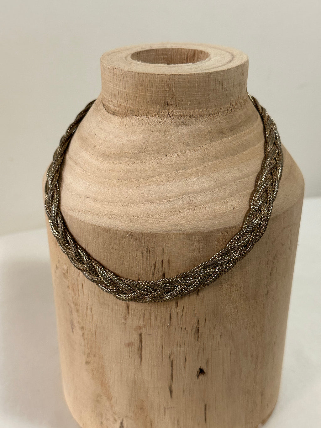 Vintage Woven Chain Necklace