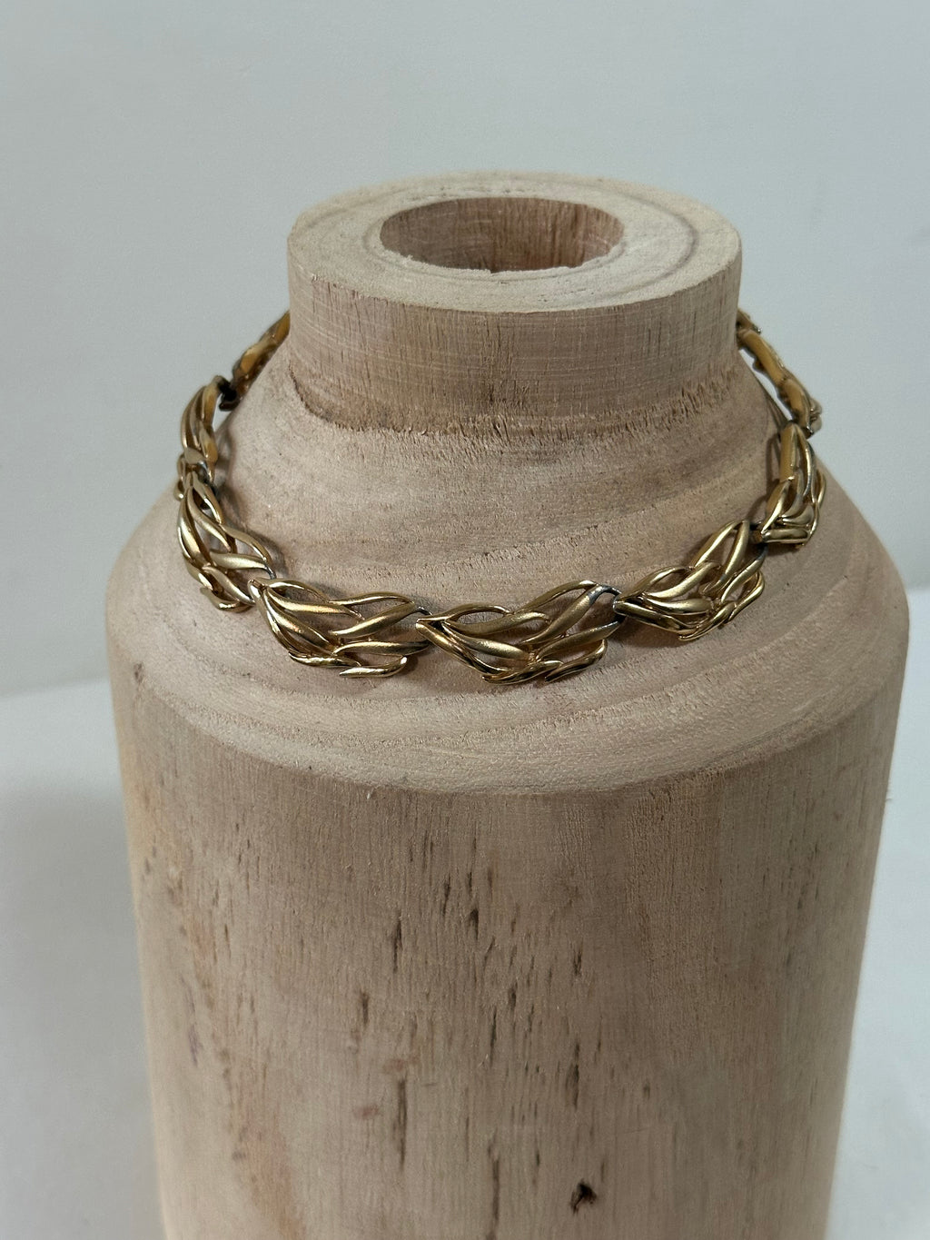 Napier Sculptural Gold Link Necklace