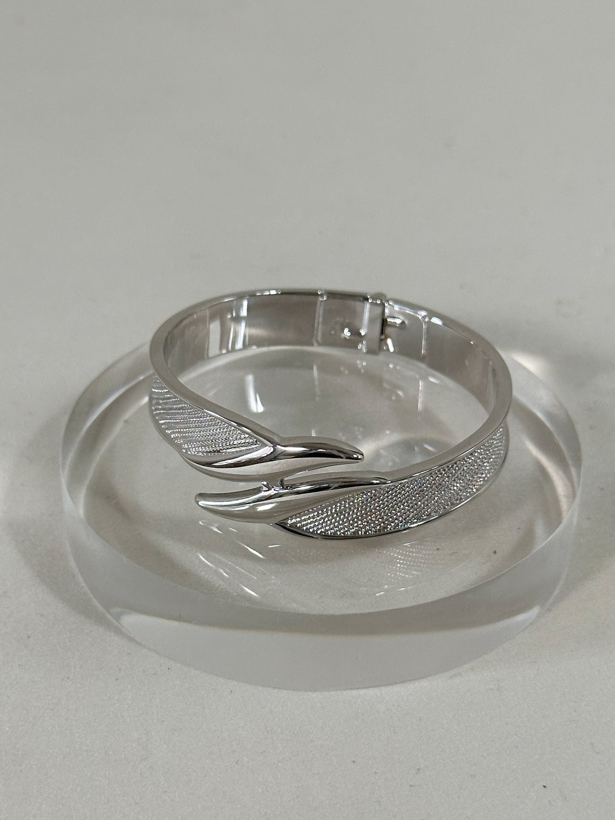 Monet Textured Hinged Bracelet