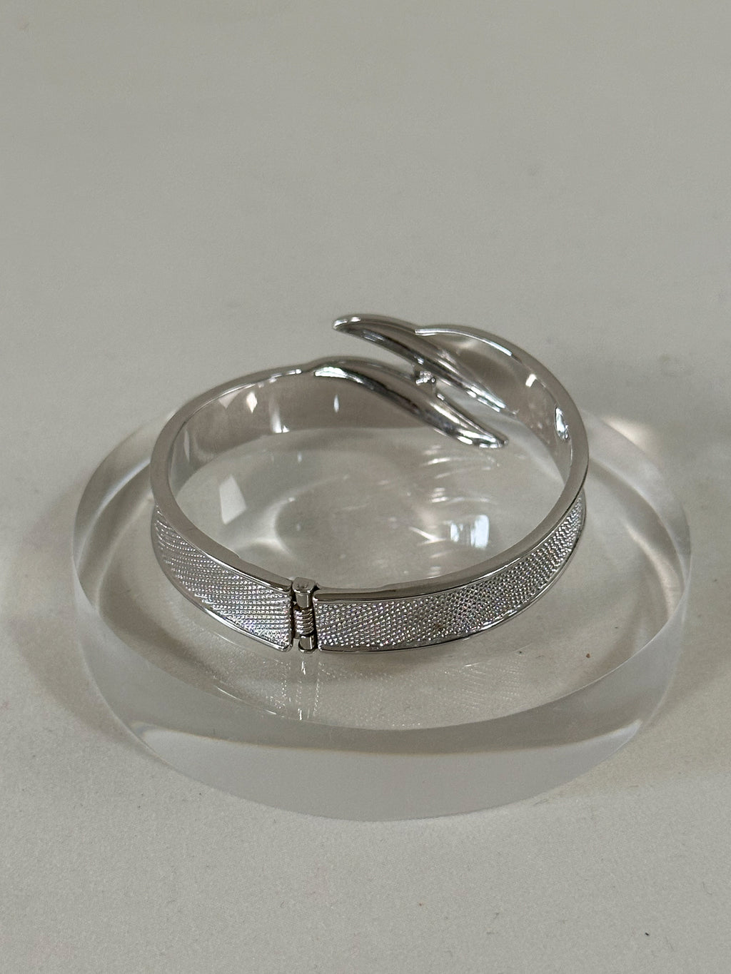 Monet Textured Hinged Bracelet