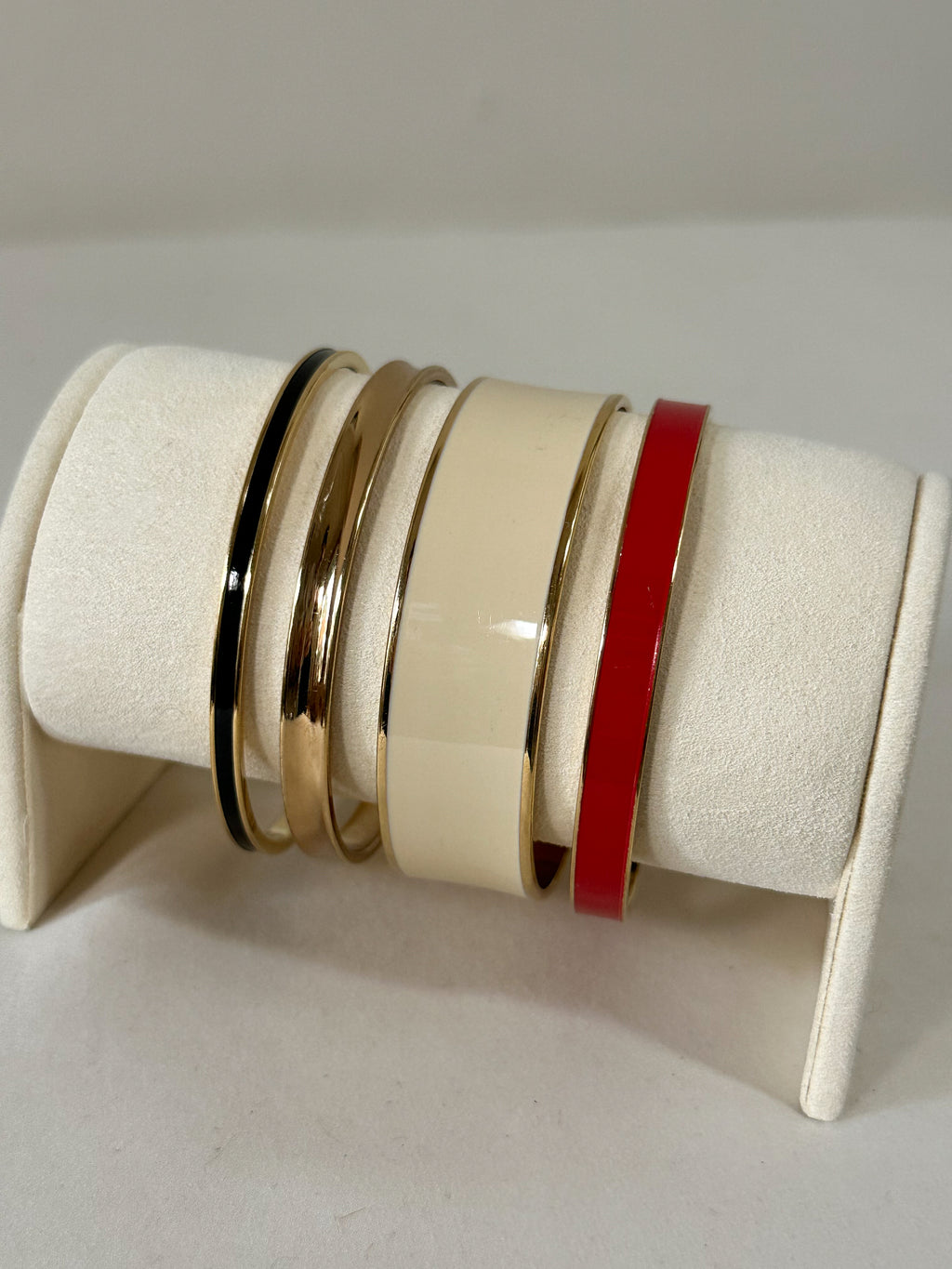 Monet Stacked Enamel Bangle Set