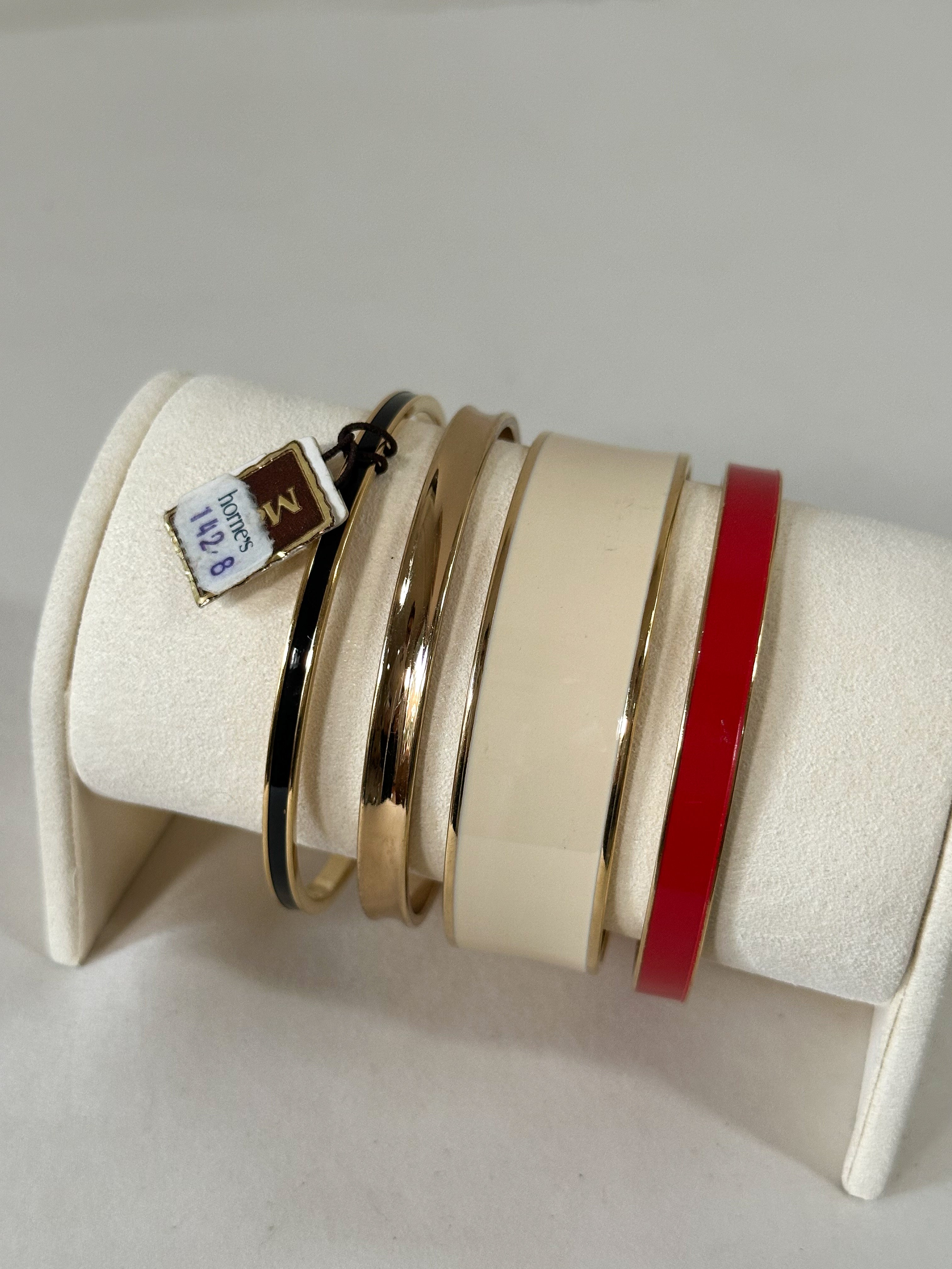 Monet Stacked Enamel Bangle Set