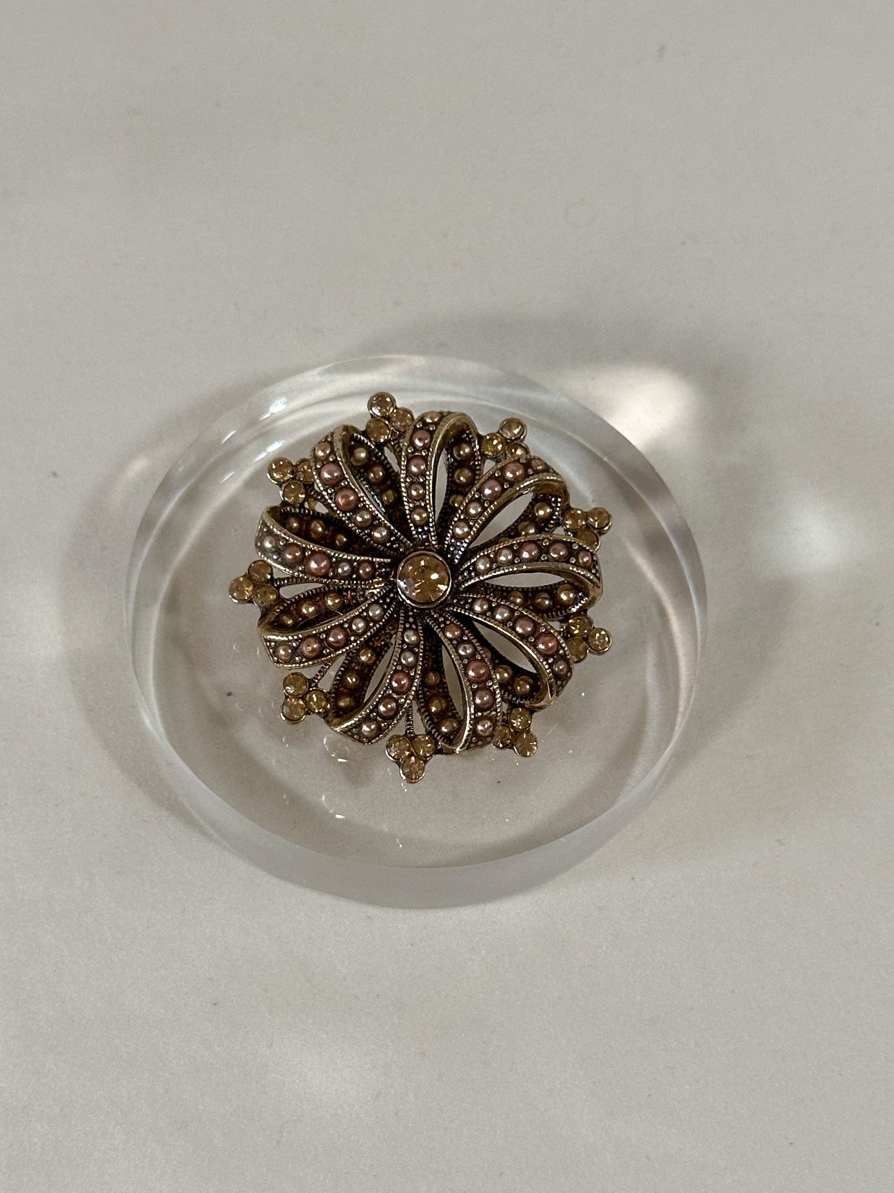 Liz Claiborne Pinwheel Brooch