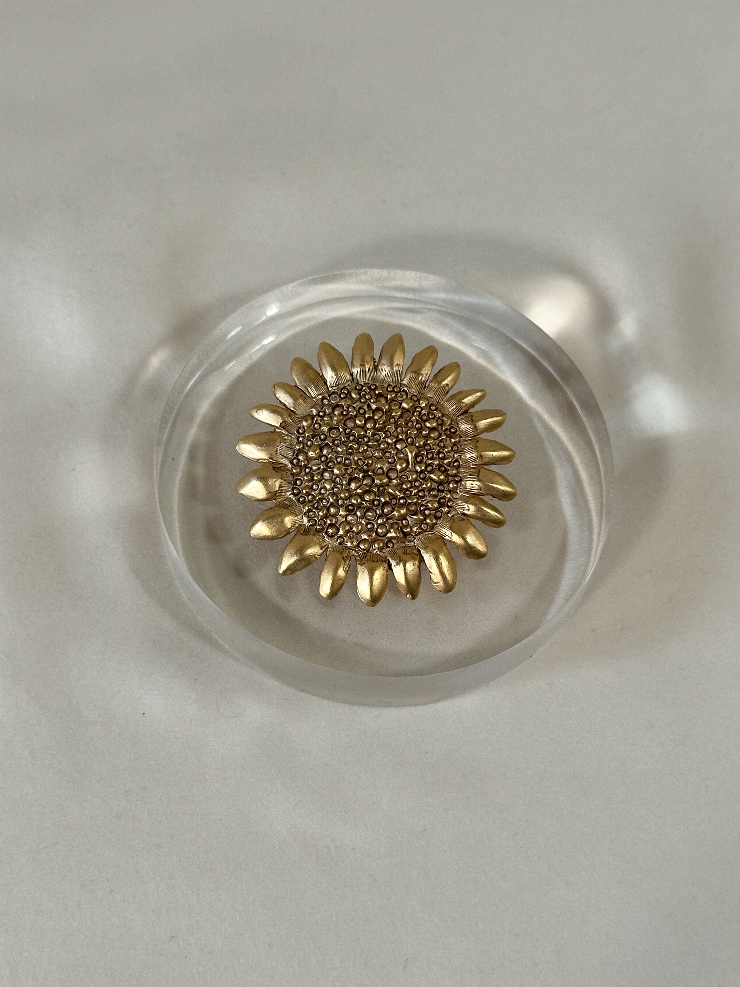 Sunflower Brooch