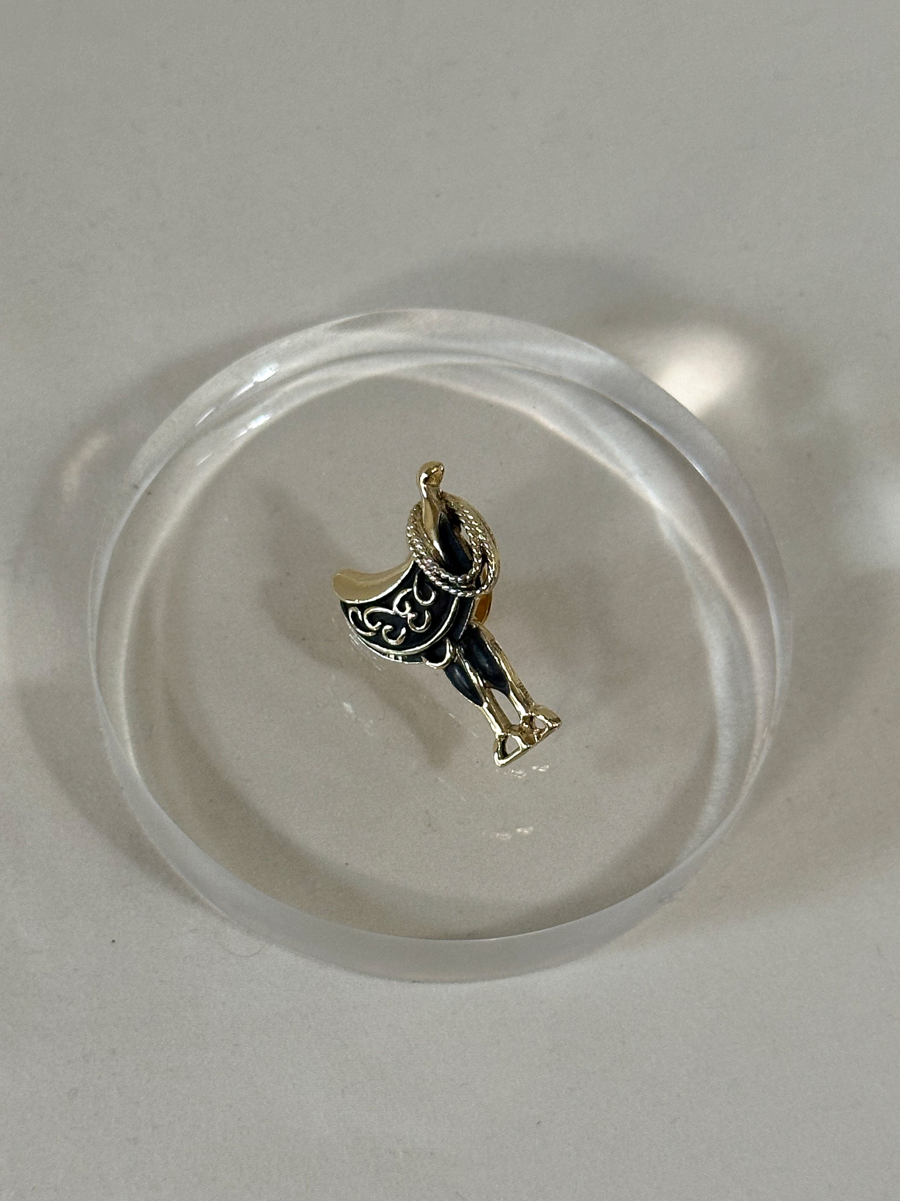 Western Saddle Lapel Pin Brooch