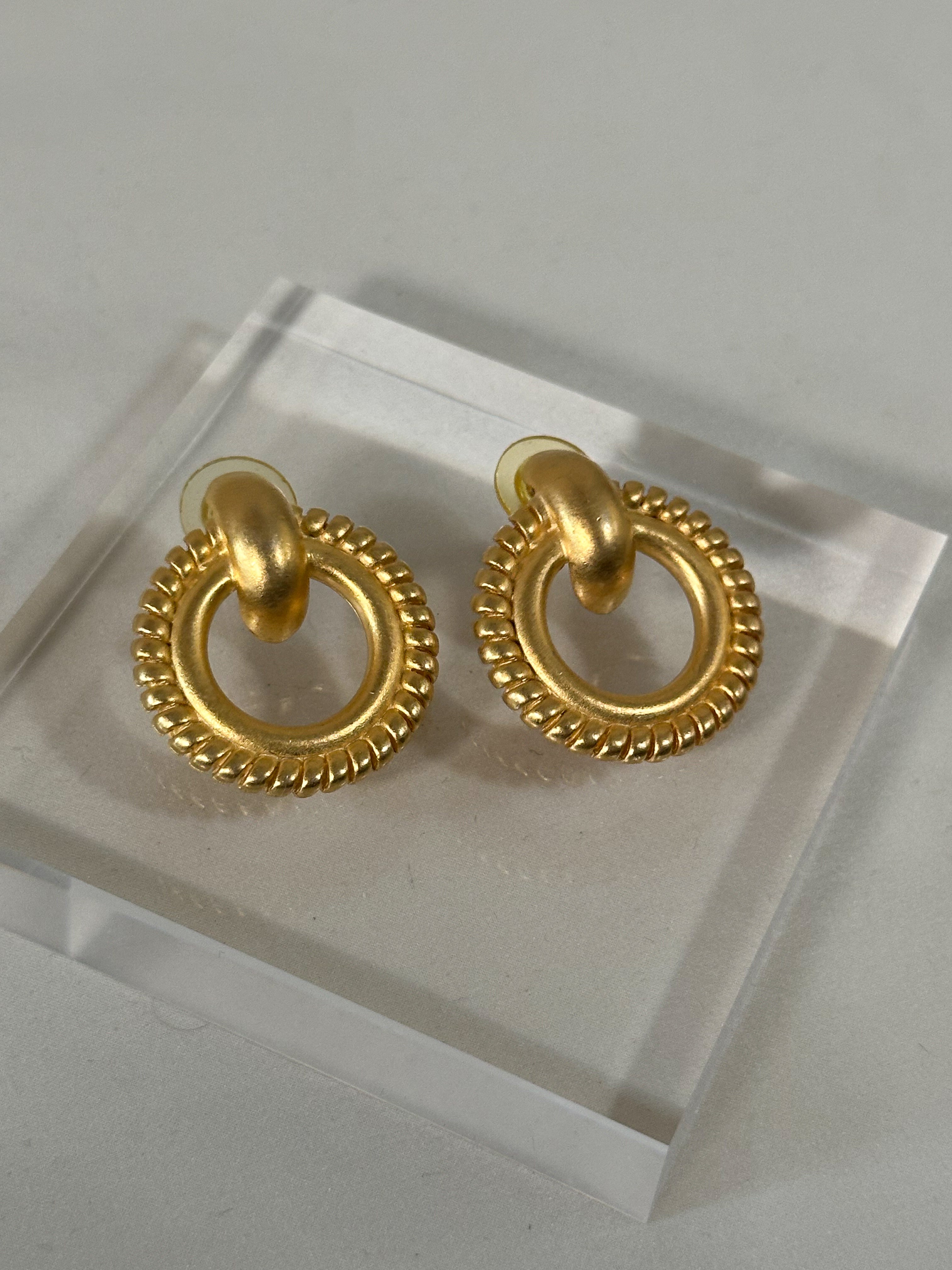 Vintage Limited Door Knocker Earrings