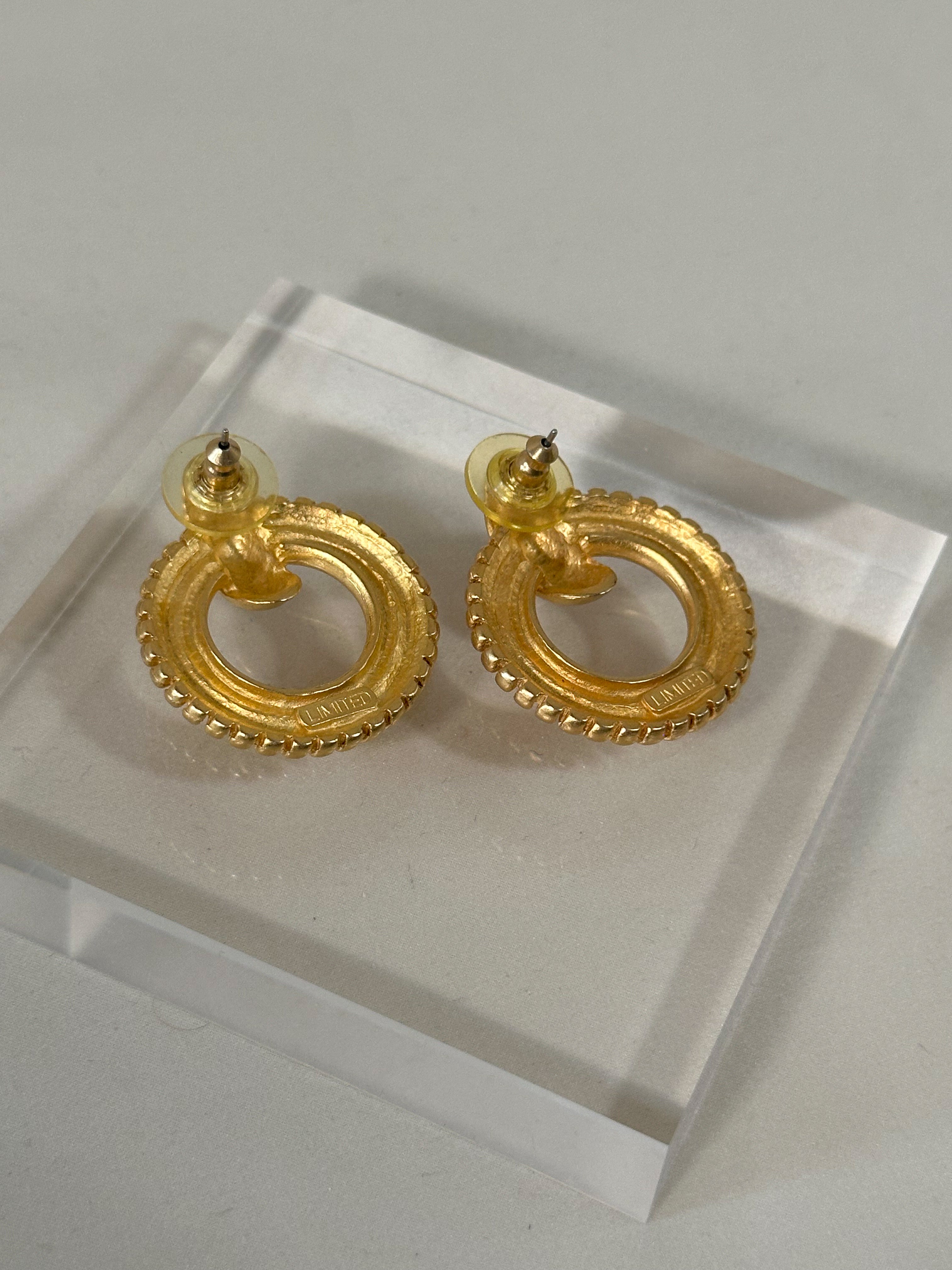 Vintage Limited Door Knocker Earrings