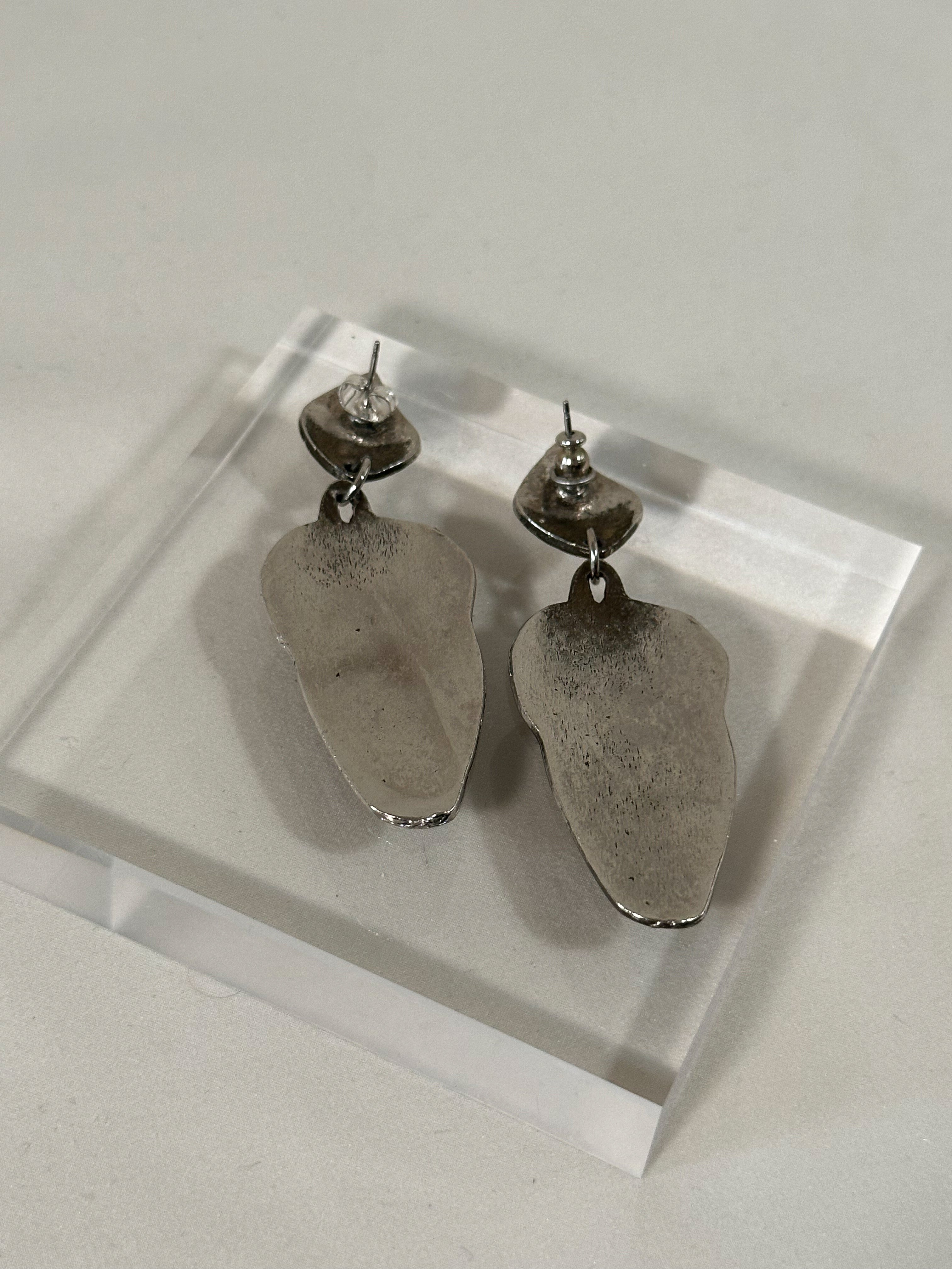 Tribal Scroll Drop Earrings