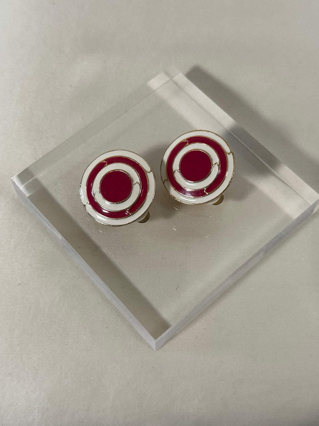 Bullseye Clip-On Earrings