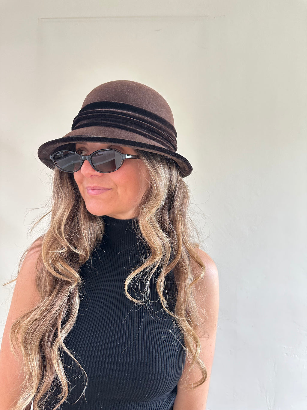 Wool Felt Cloche Hat