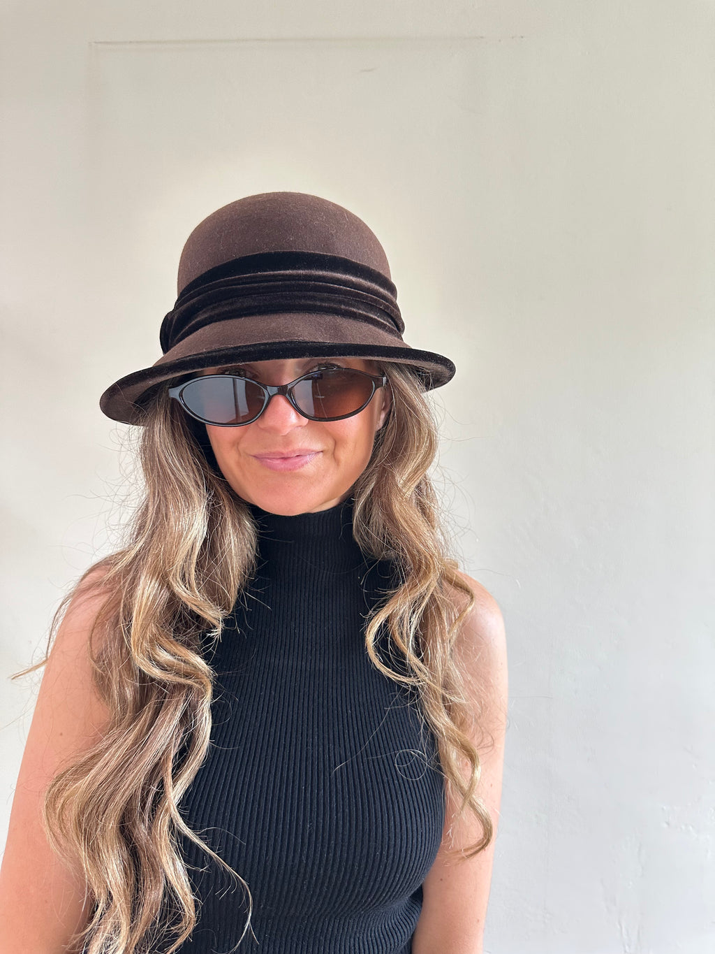 Wool Felt Cloche Hat