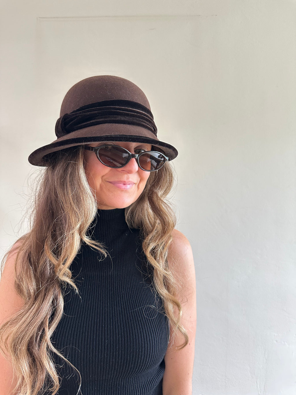 Wool Felt Cloche Hat