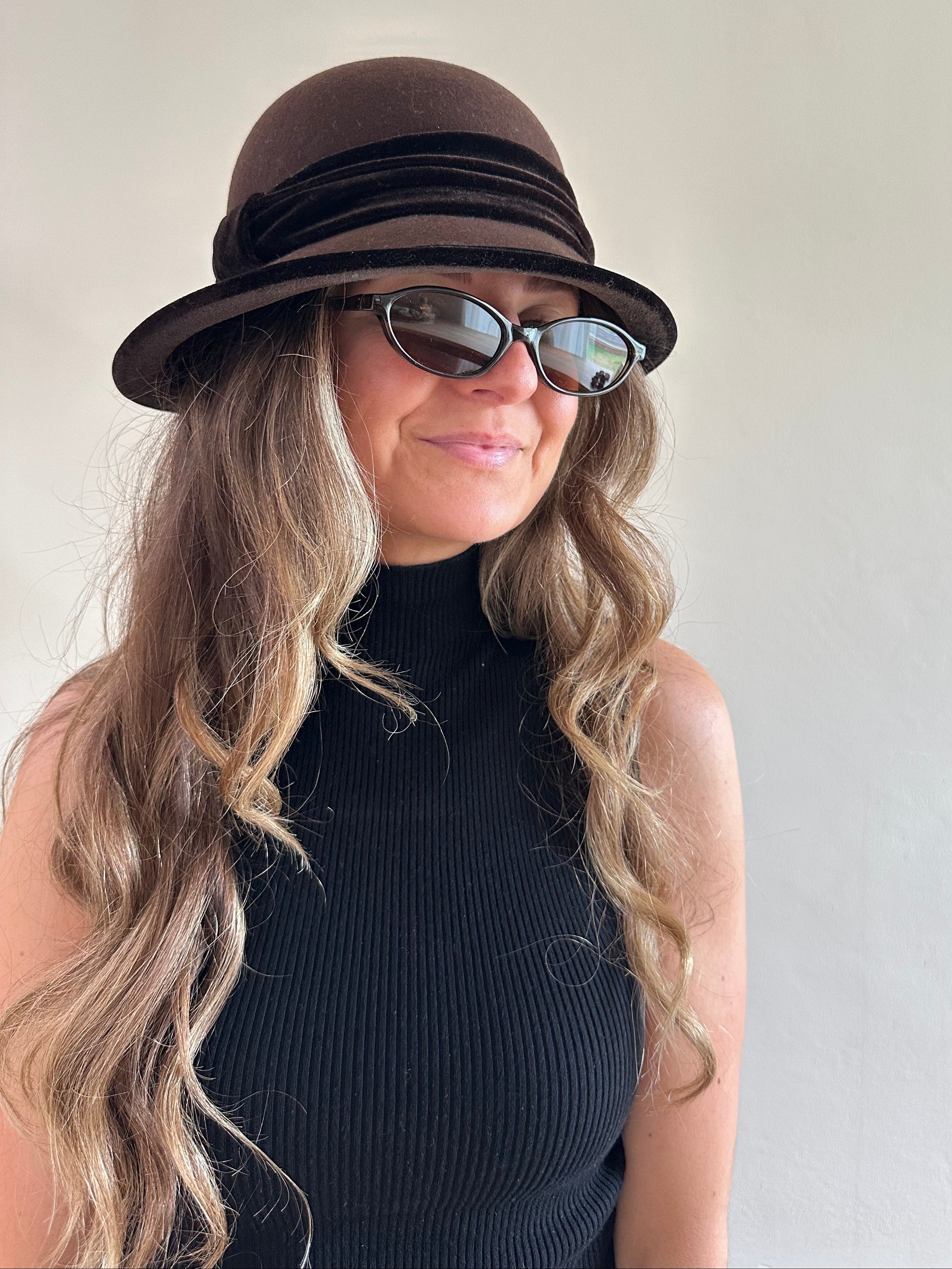 Wool Felt Cloche Hat