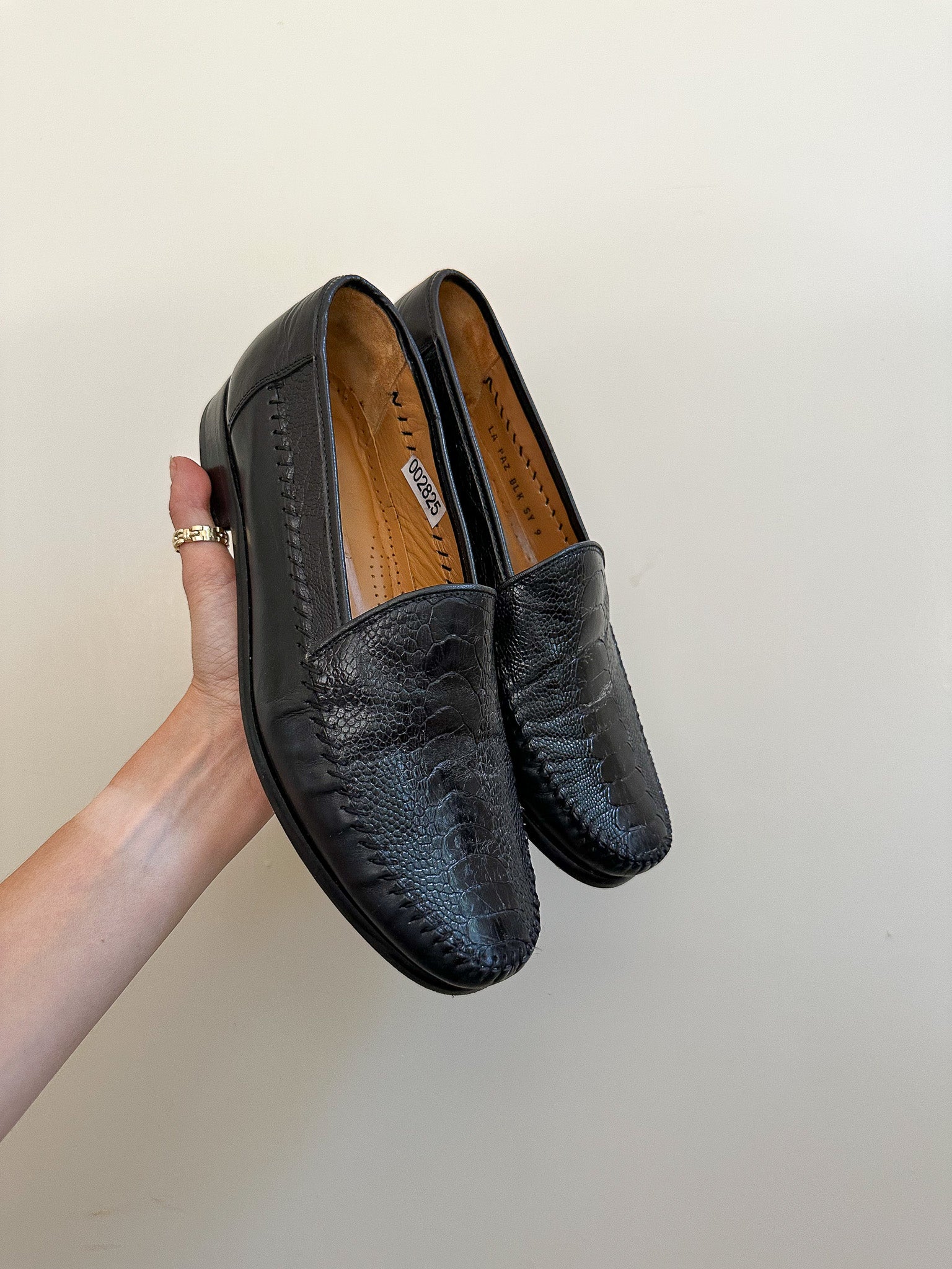 Sandro Moscoloni Genuine Ostrich Loafers