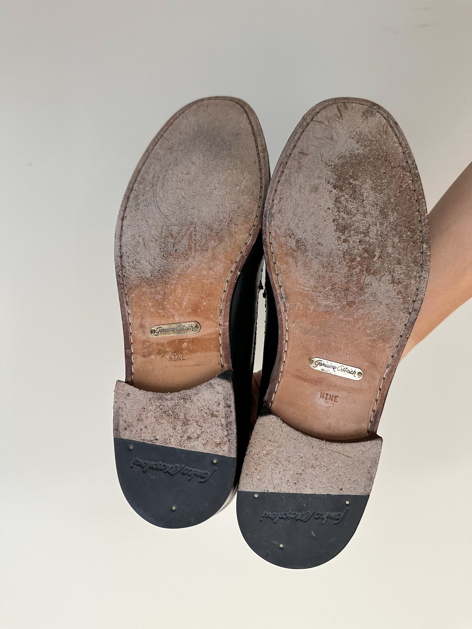 Sandro Moscoloni Genuine Ostrich Loafers