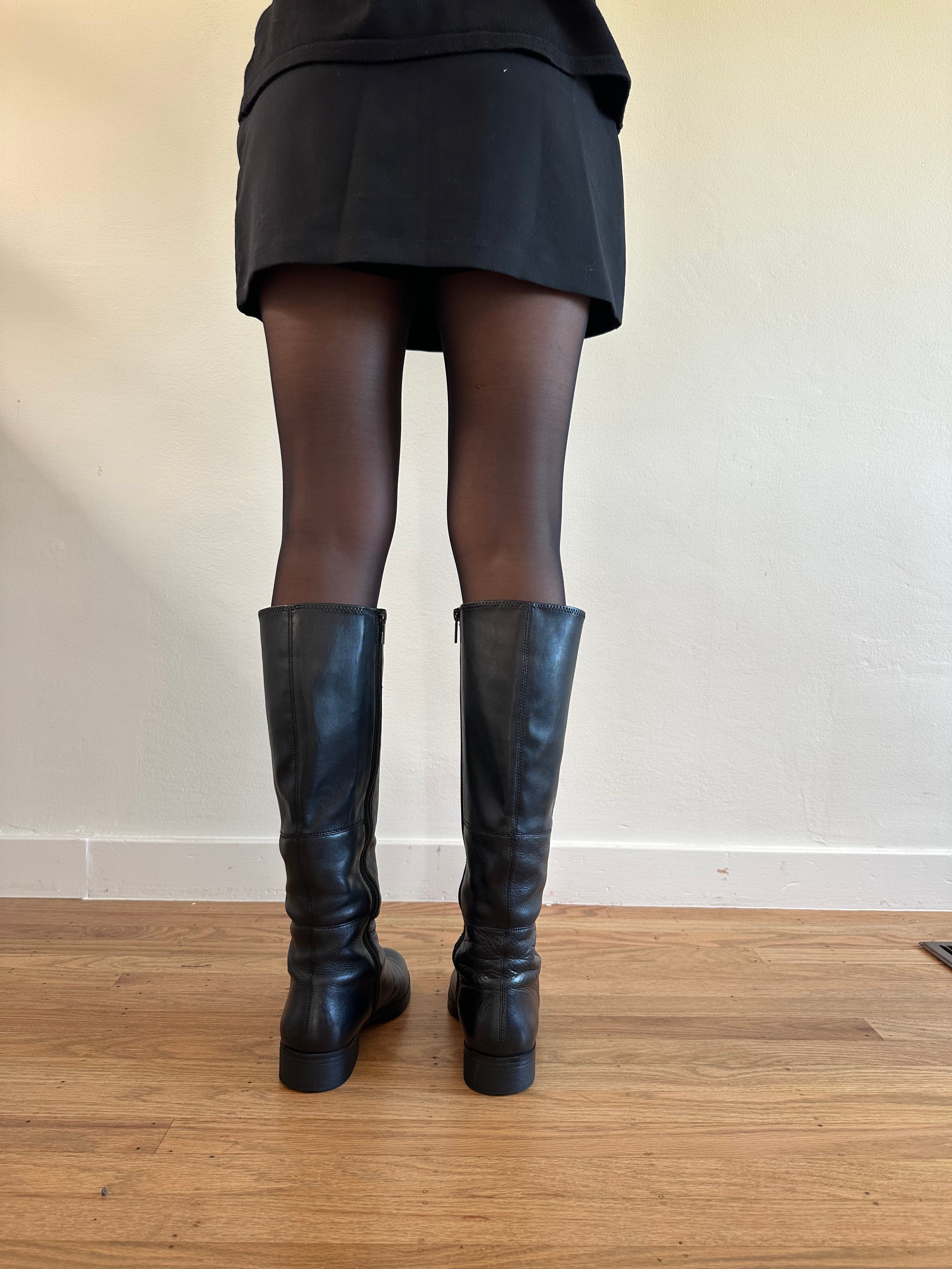 Knee High Leather Boots