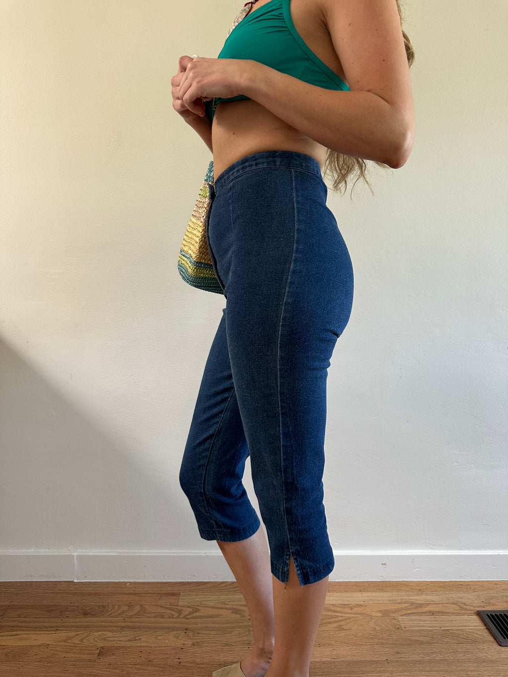 High Rise Capri Pants