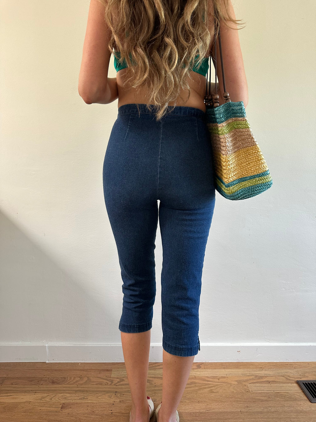 High Rise Capri Pants