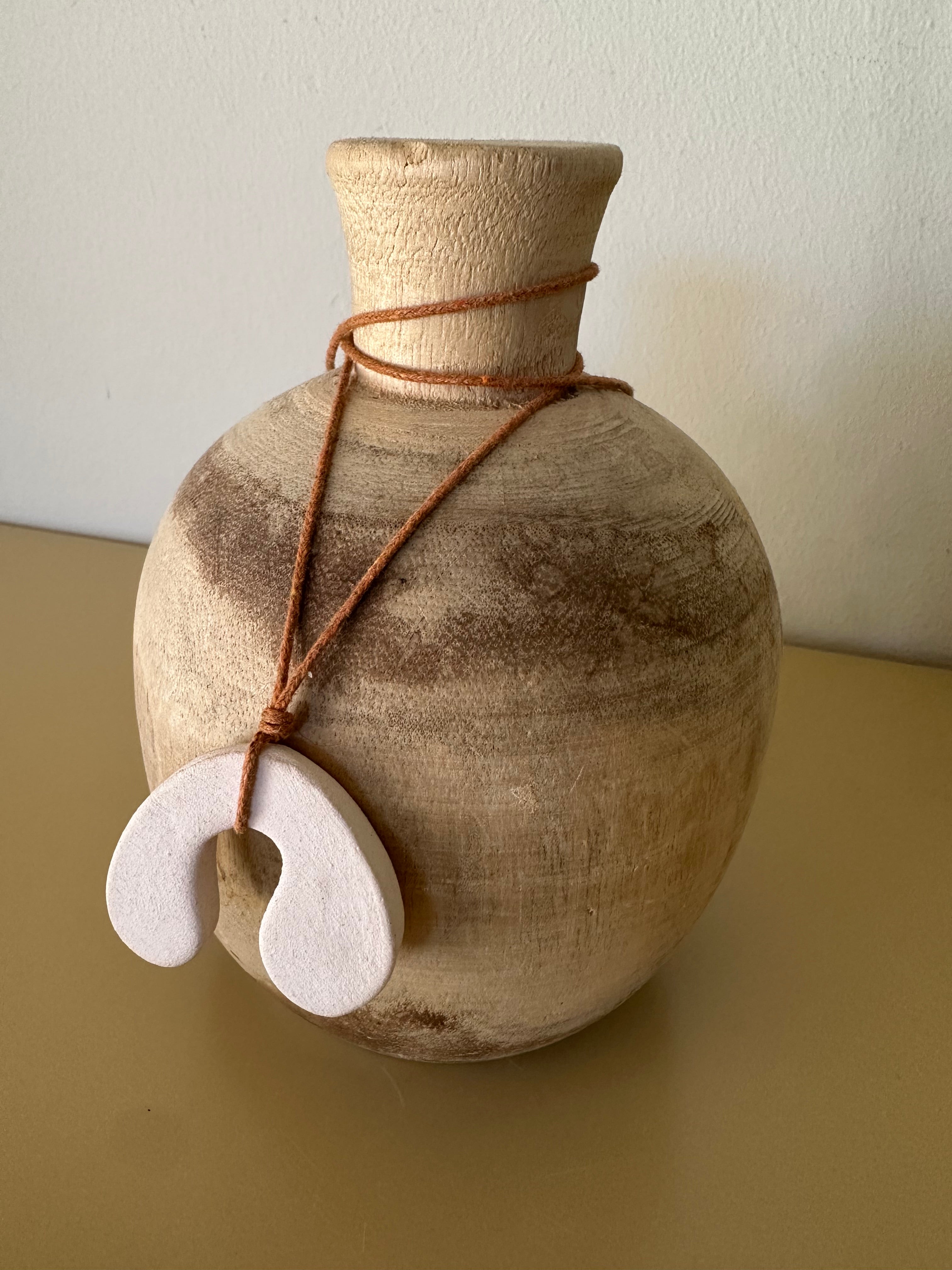 Handmade Raw Ceramic Necklace