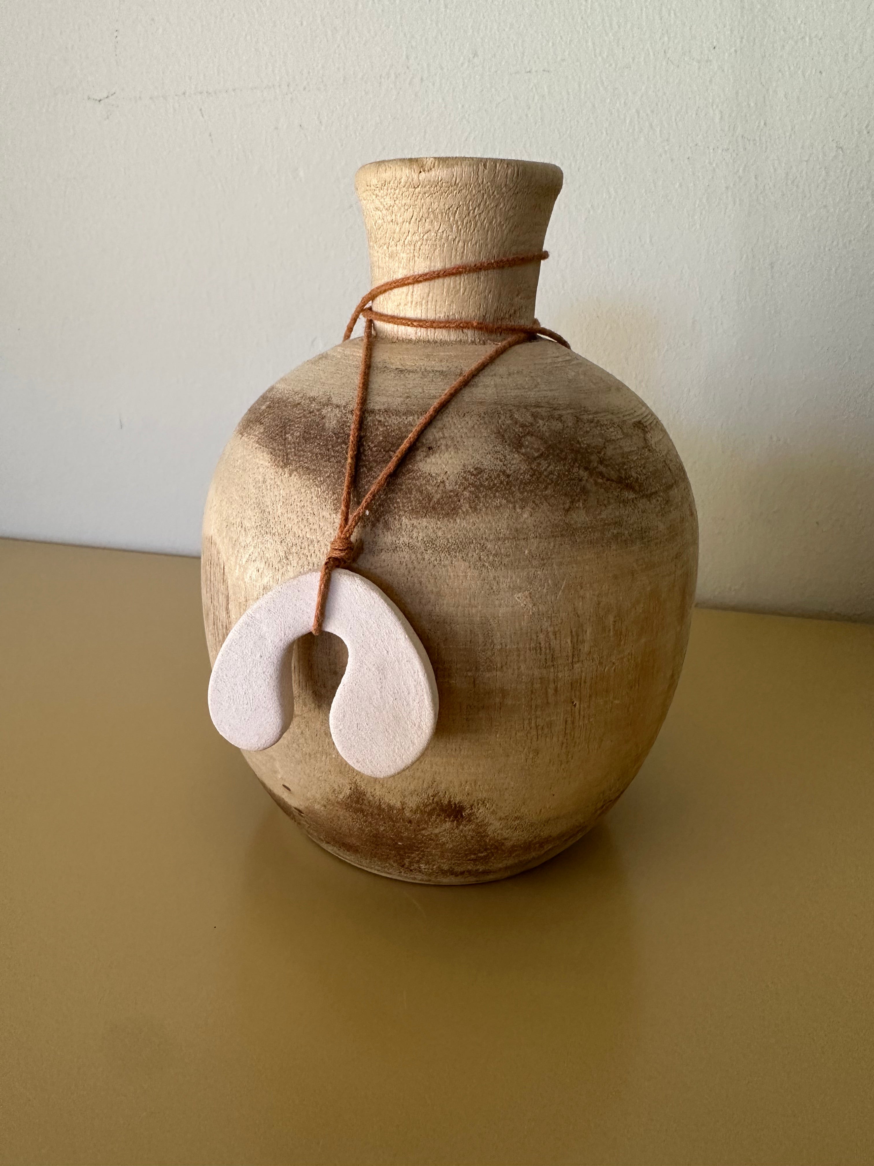Handmade Raw Ceramic Necklace