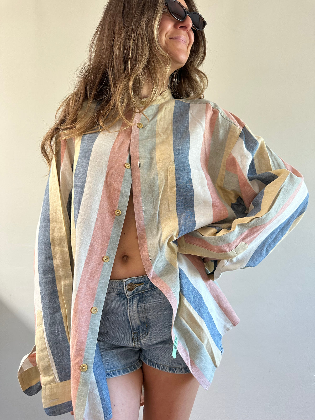 Striped Button Up Shirt