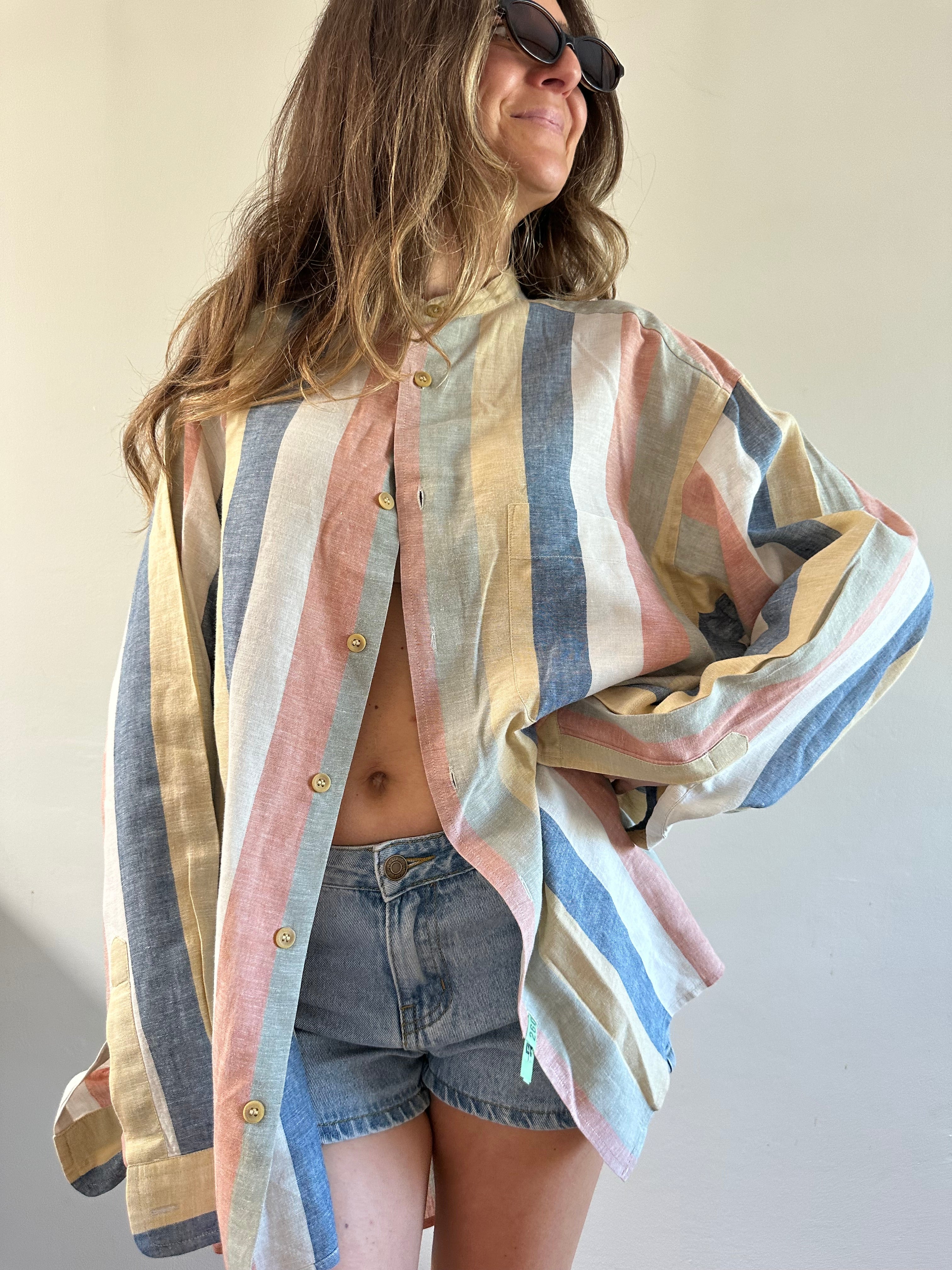 Striped Button Up Shirt