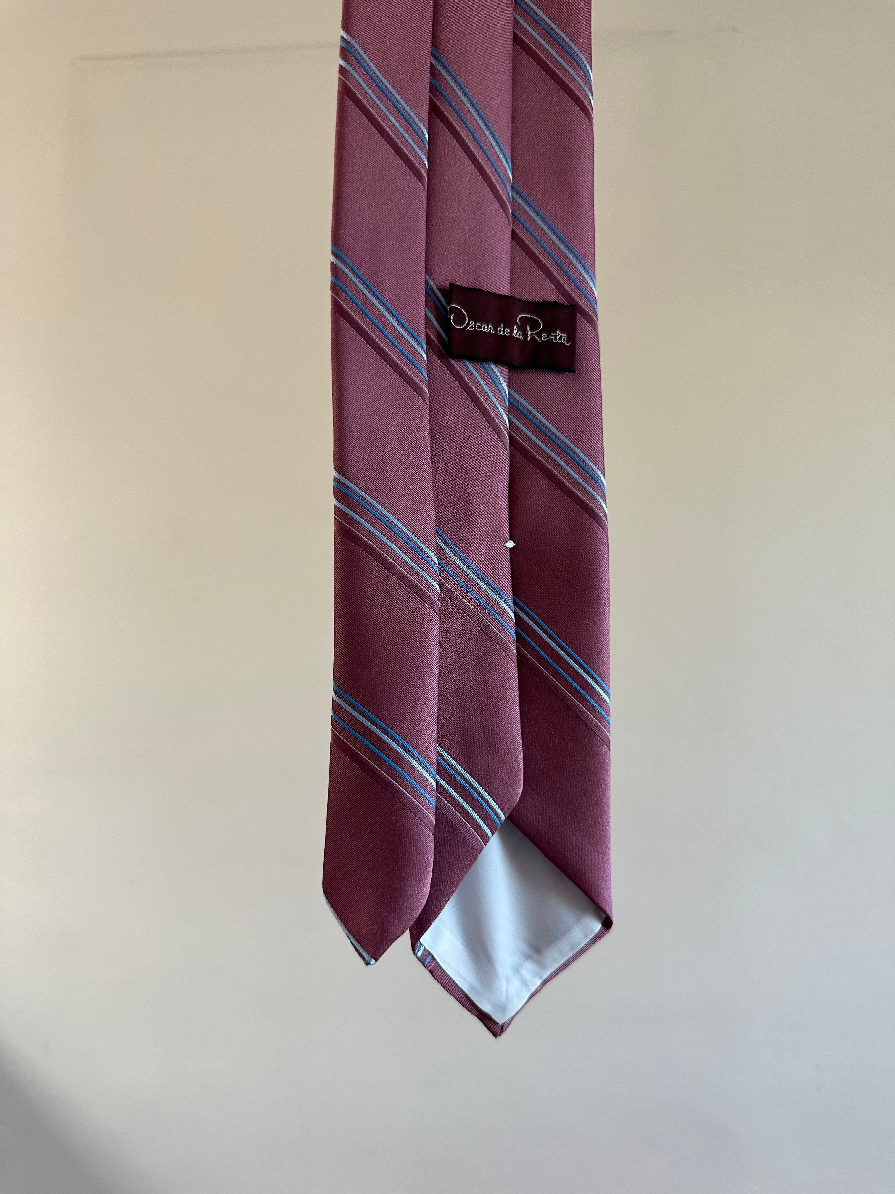 Oscar de la Renta Striped Tie