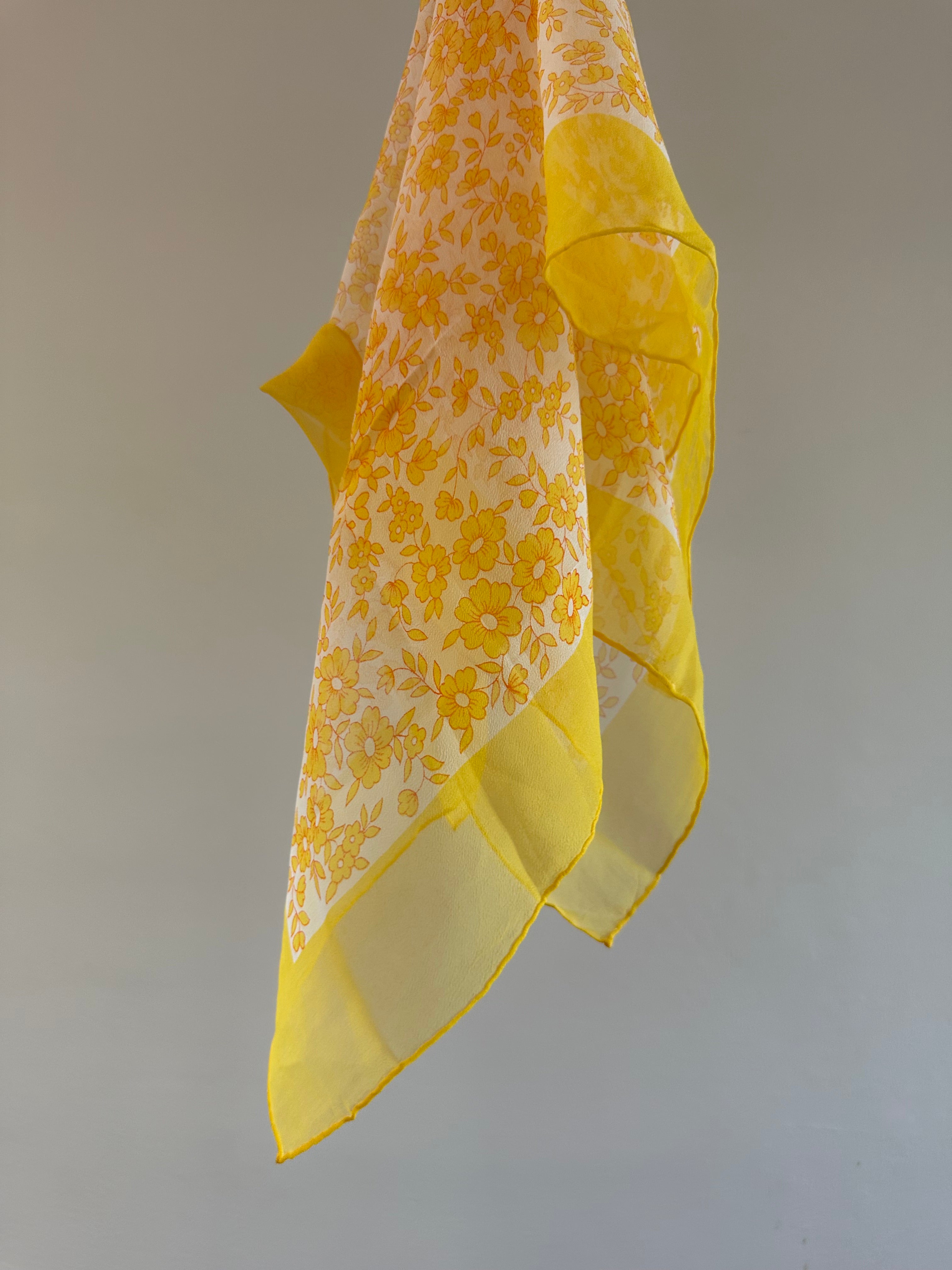 Vintage Floral Scarf