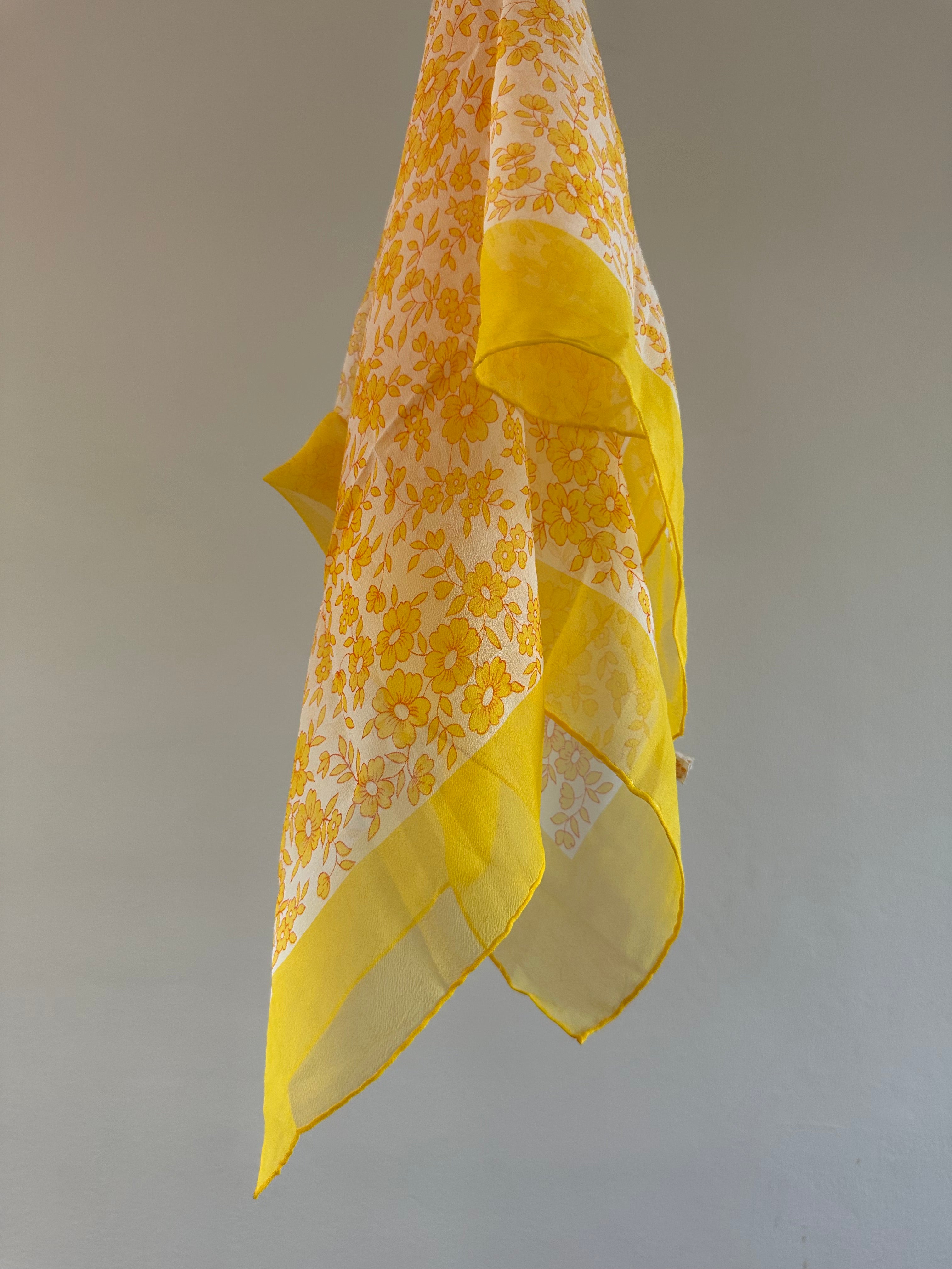 Vintage Floral Scarf