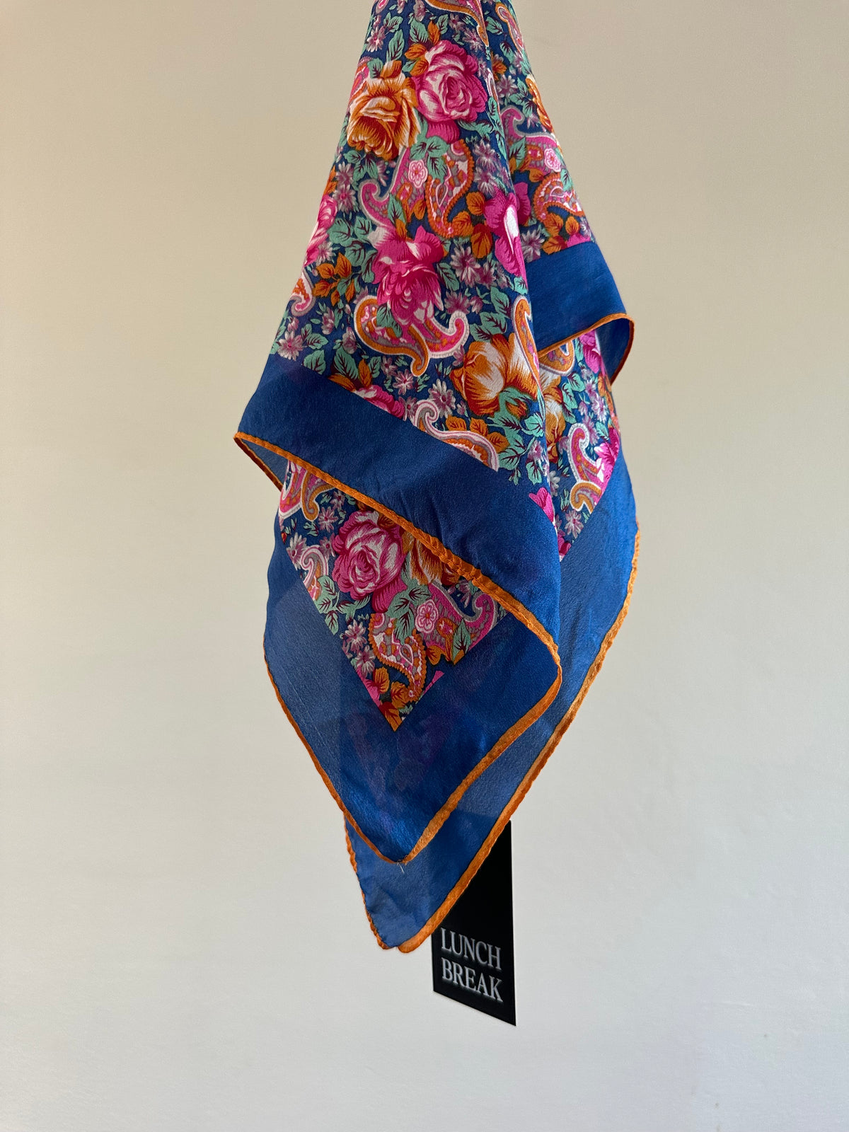 Paisley Floral Silk Scarf