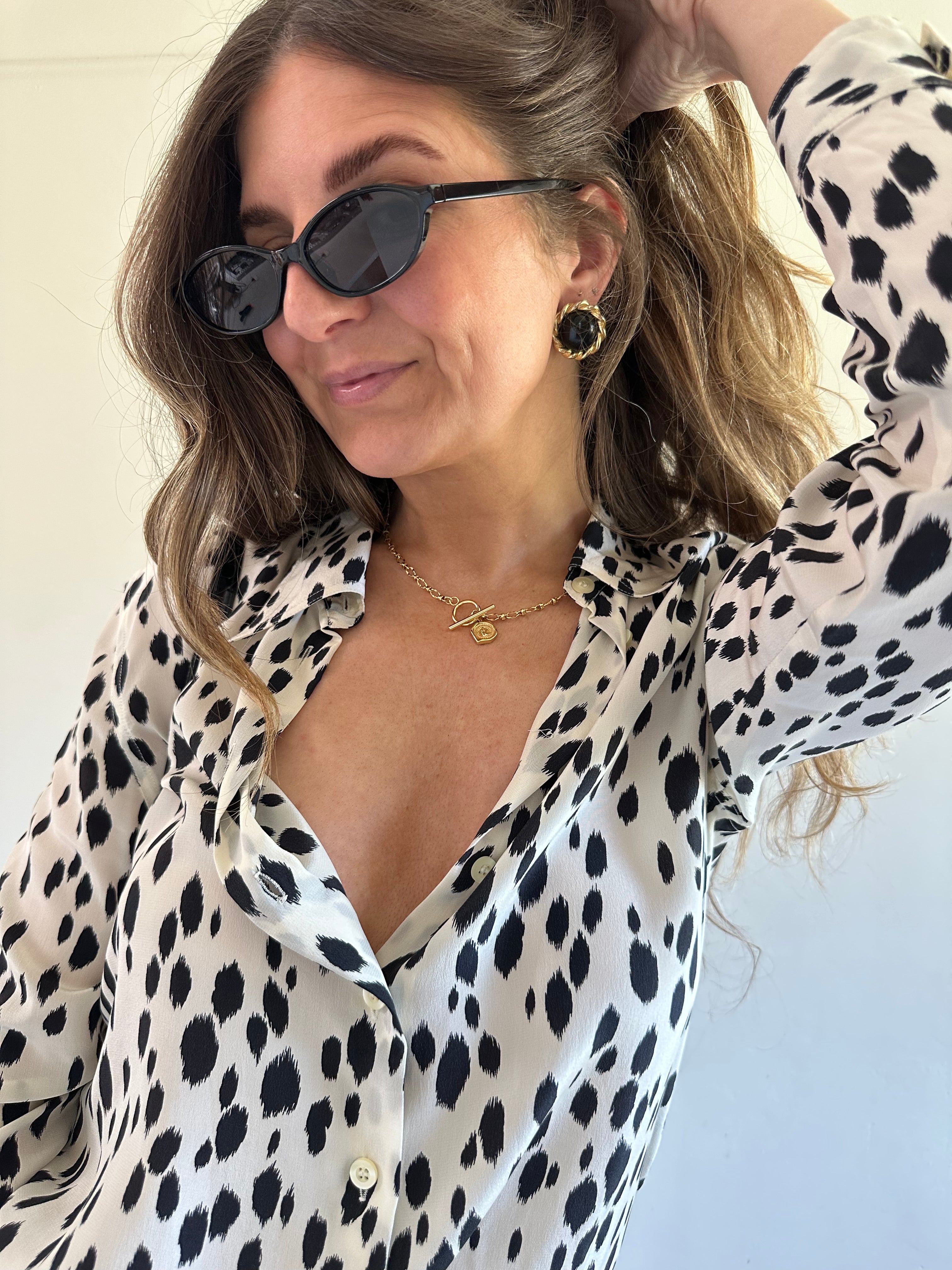 Paolo for Paolo Gucci Cabochon Clip-On Earrings