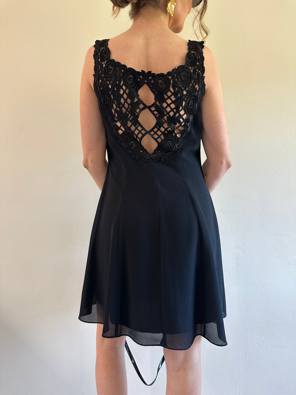 Scott McClintok Boat Neck A-Line Dress