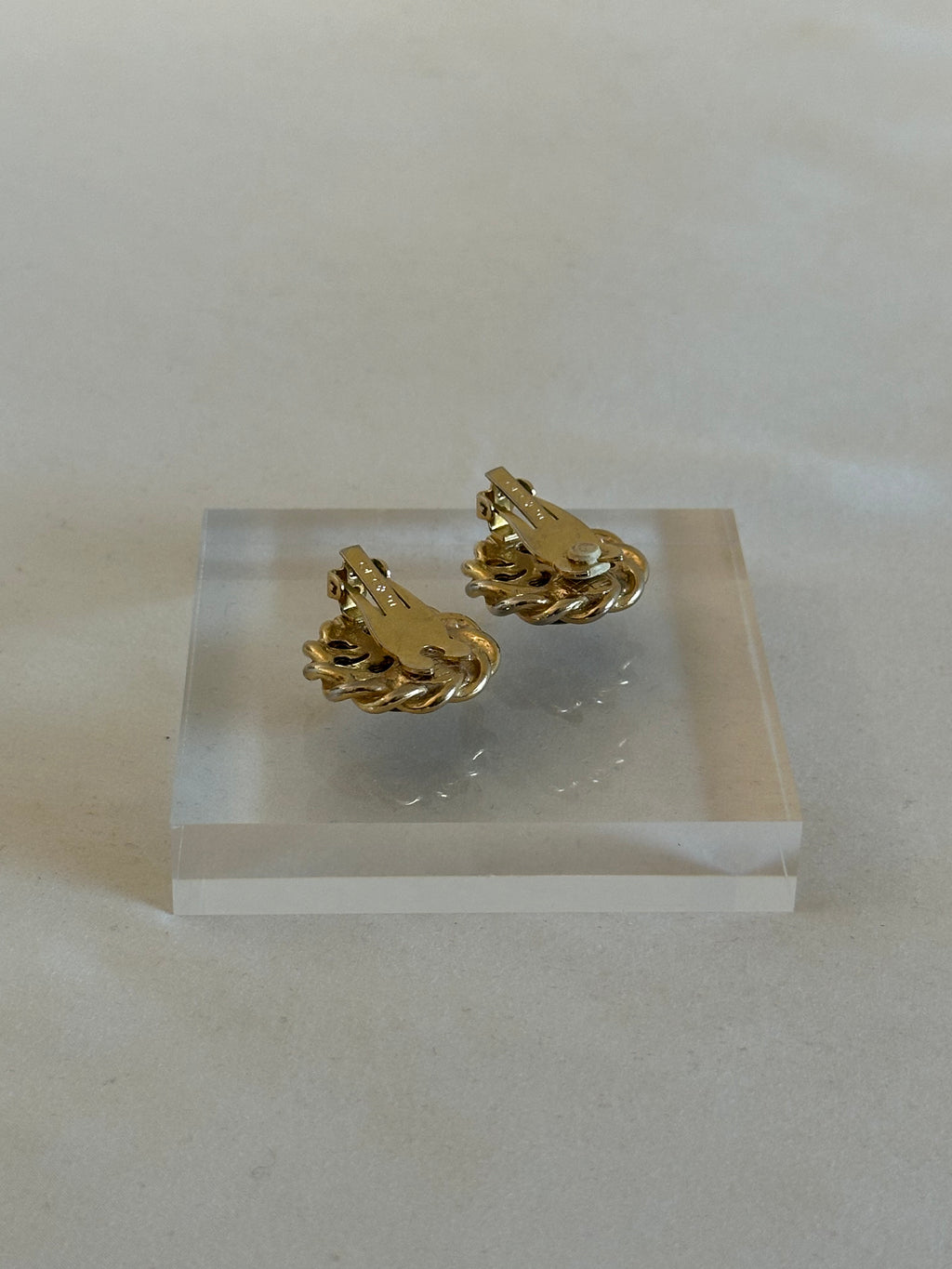 Paolo for Paolo Gucci Cabochon Clip-On Earrings