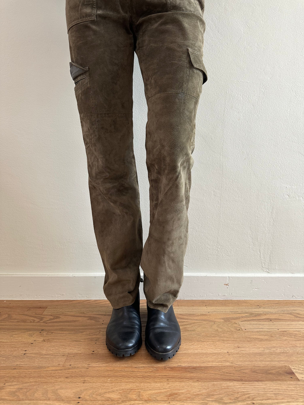 [Modern] Stuart Weitzman Lug Sole Leather Boots