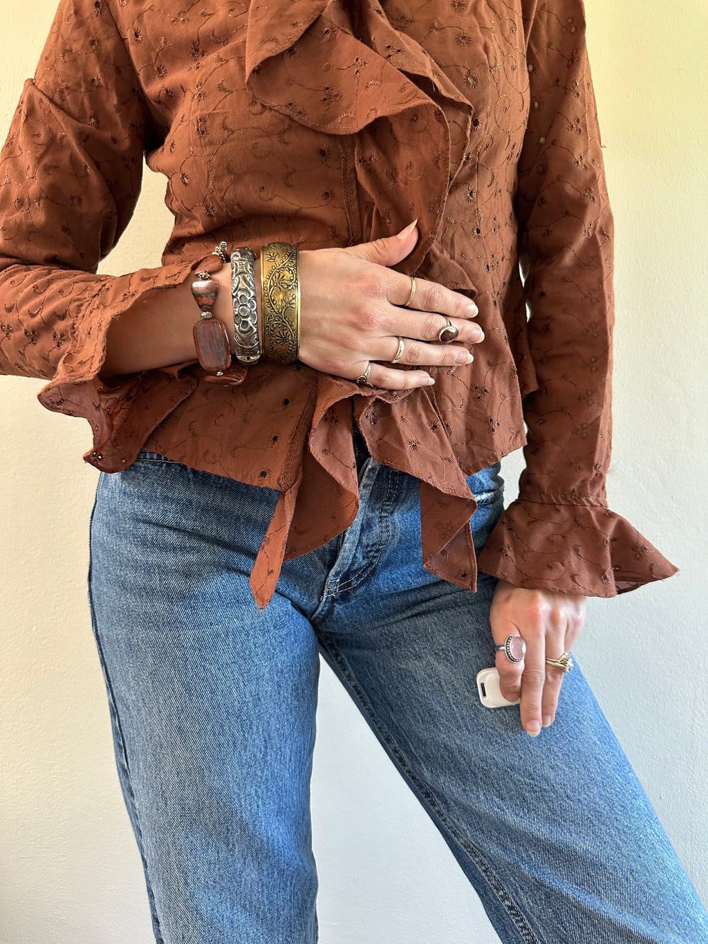 Red Jasper Toggle Bracelet