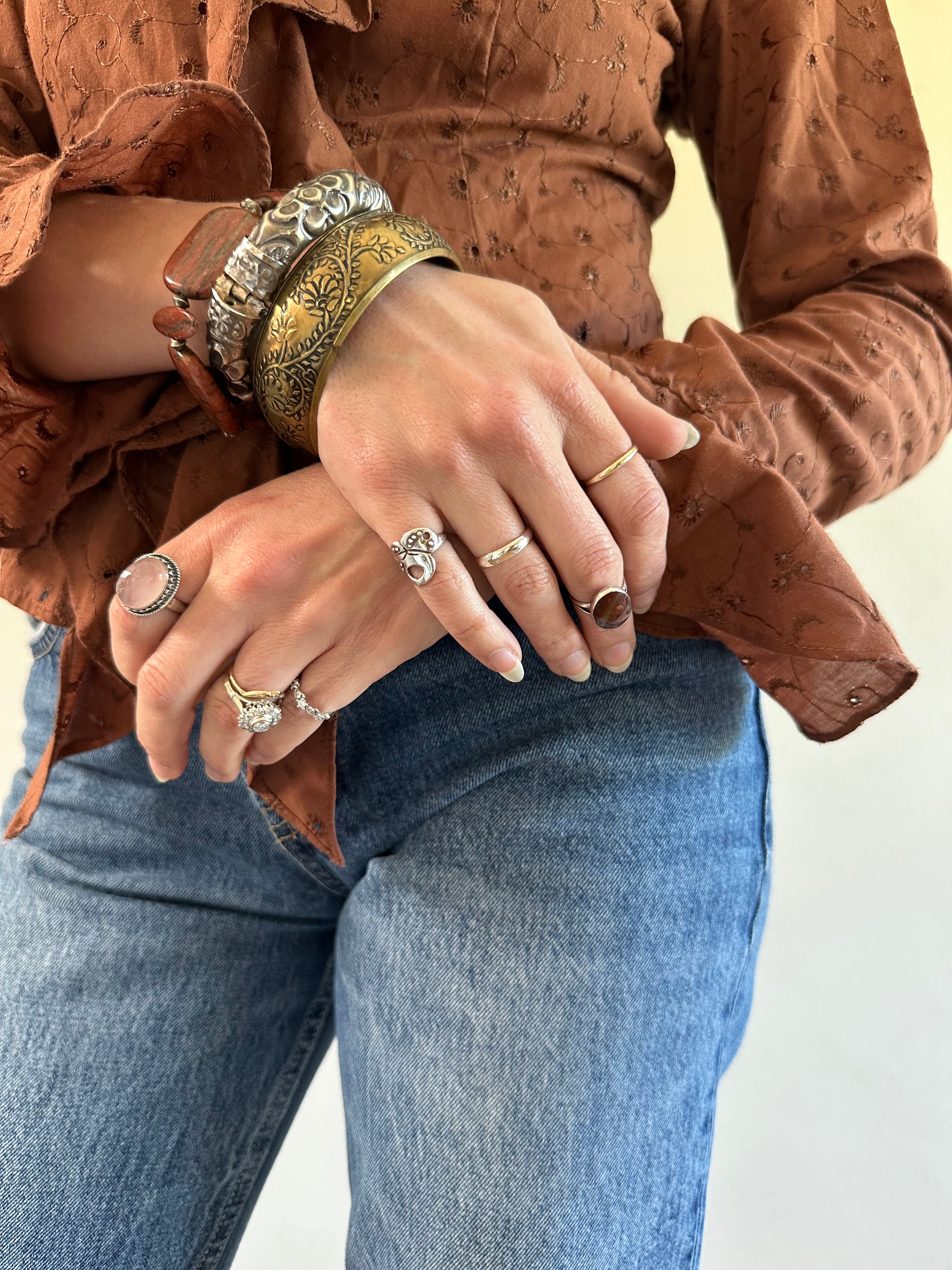Sculptural Silver Ring